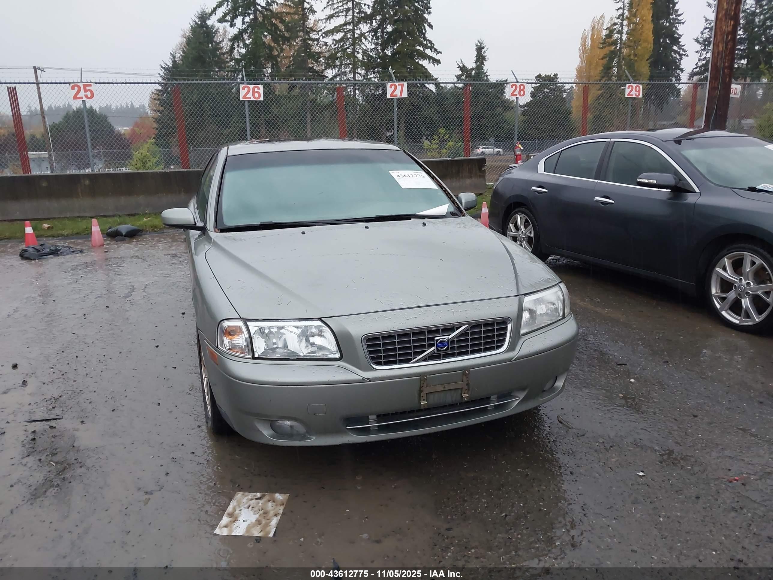2006 Volvo S80 2.5t Gray vin: YV1TS592461446612