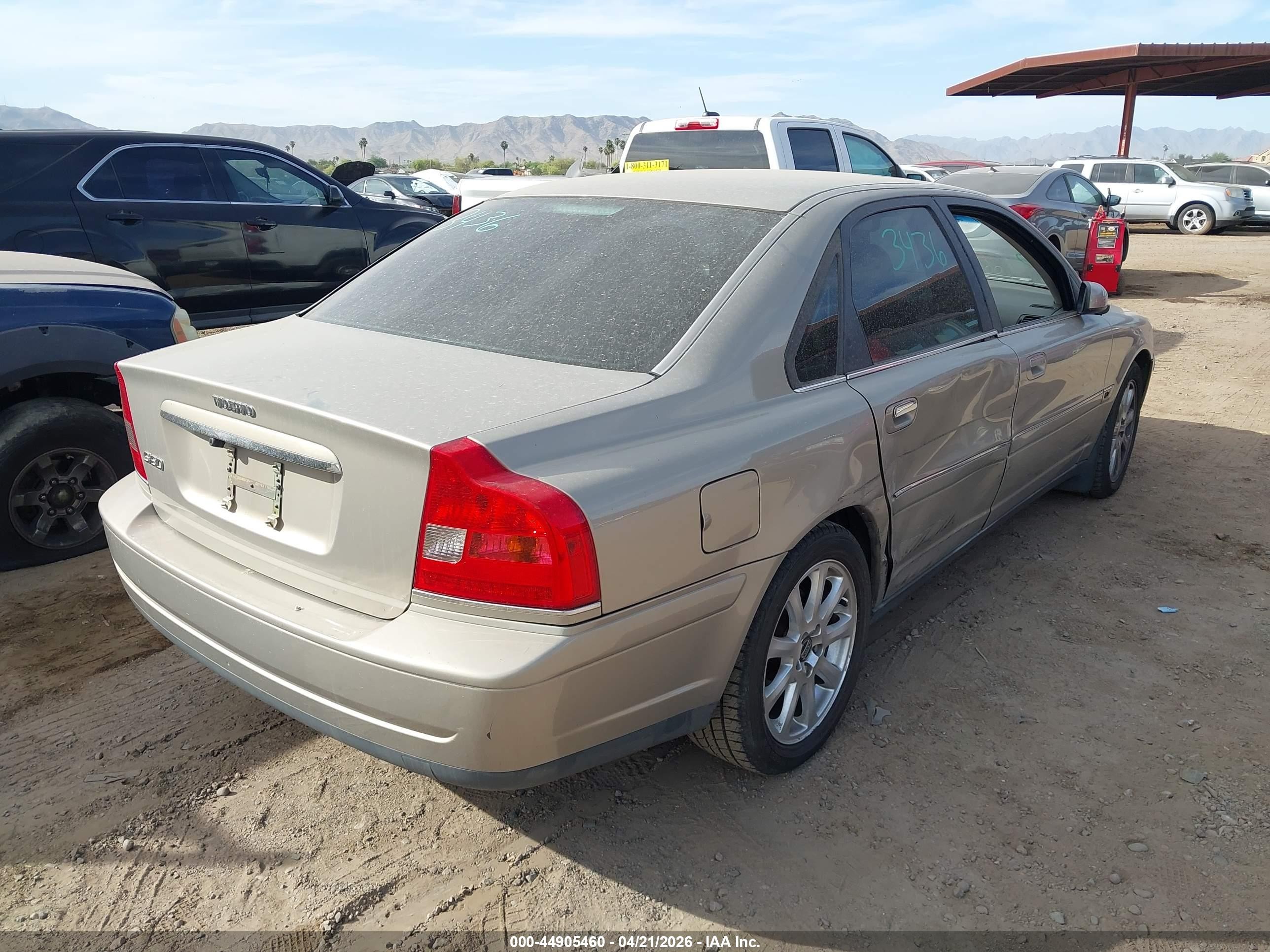 2005 Volvo S80 2.5t Silver vin: YV1TS592551408059
