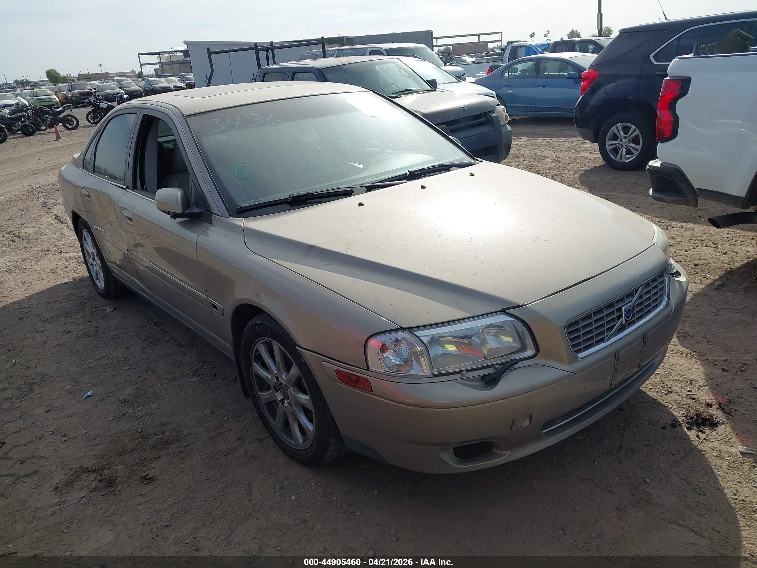 2005 Volvo S80 2.5t Silver vin: YV1TS592551408059