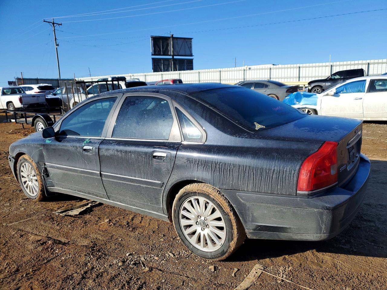 2006 Volvo S80 2.5t Black vin: YV1TS592561445856
