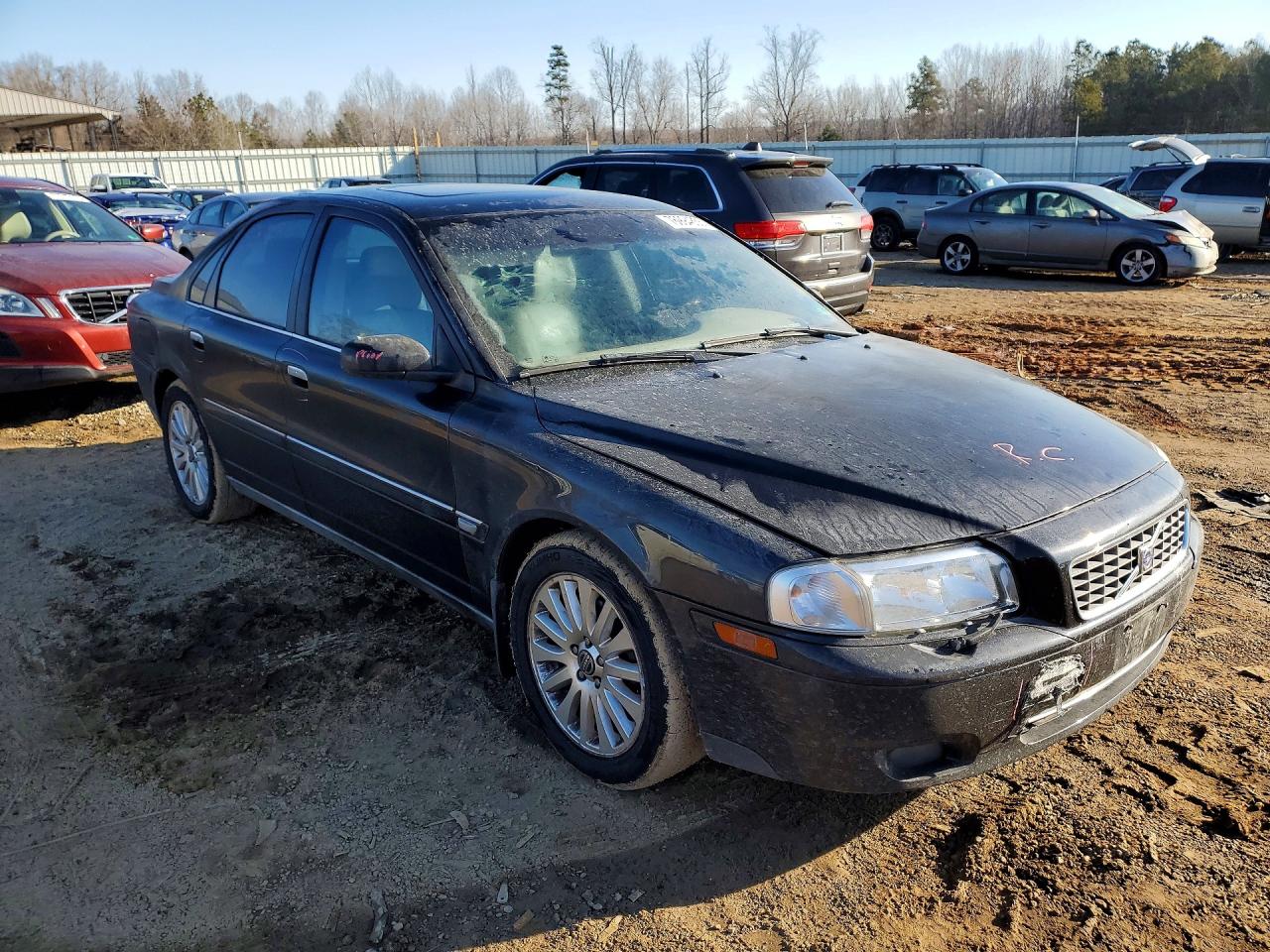 2006 Volvo S80 2.5t Black vin: YV1TS592561445856