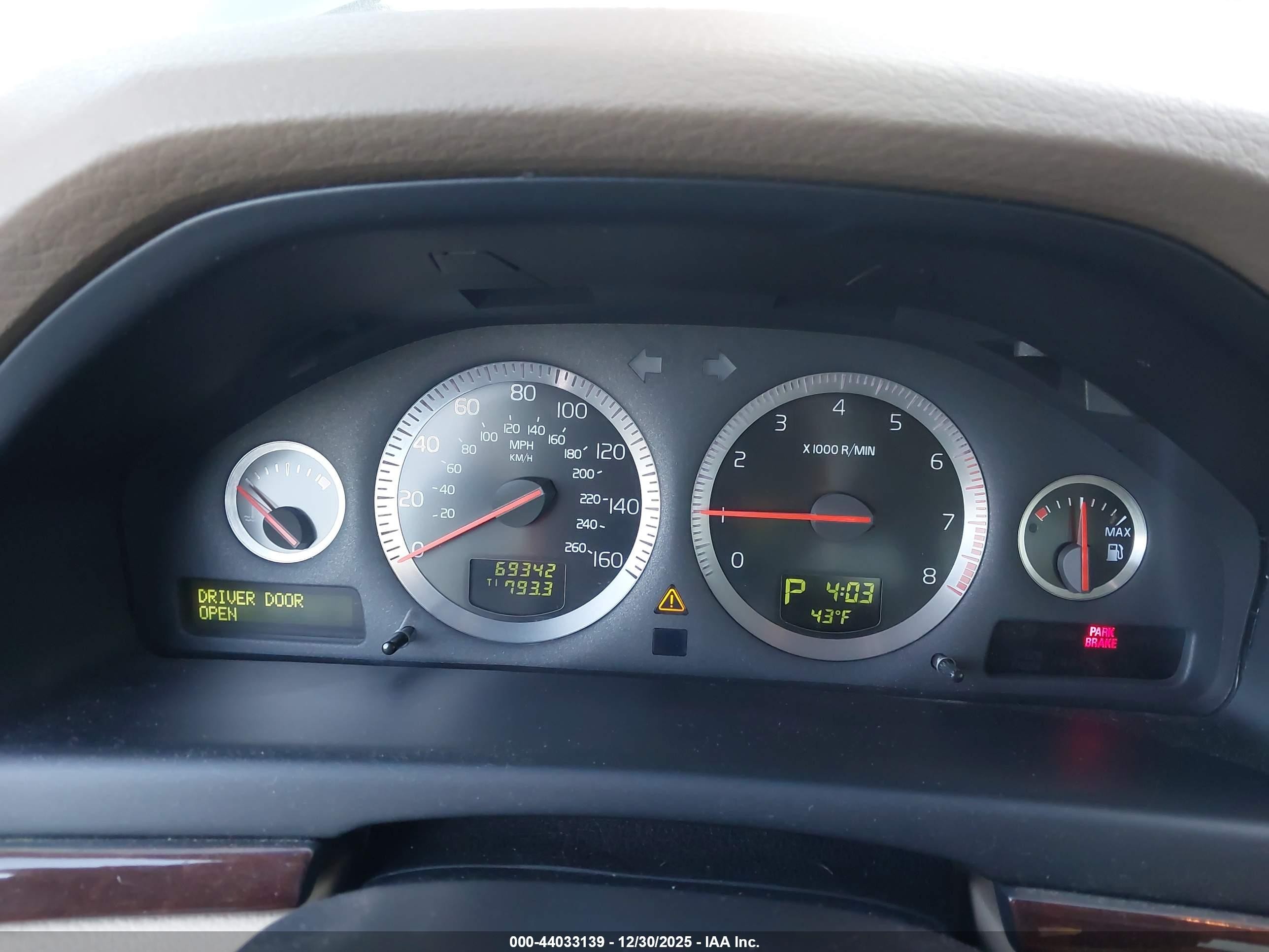 2006 Volvo S80 2.5t Green vin: YV1TS592661428113