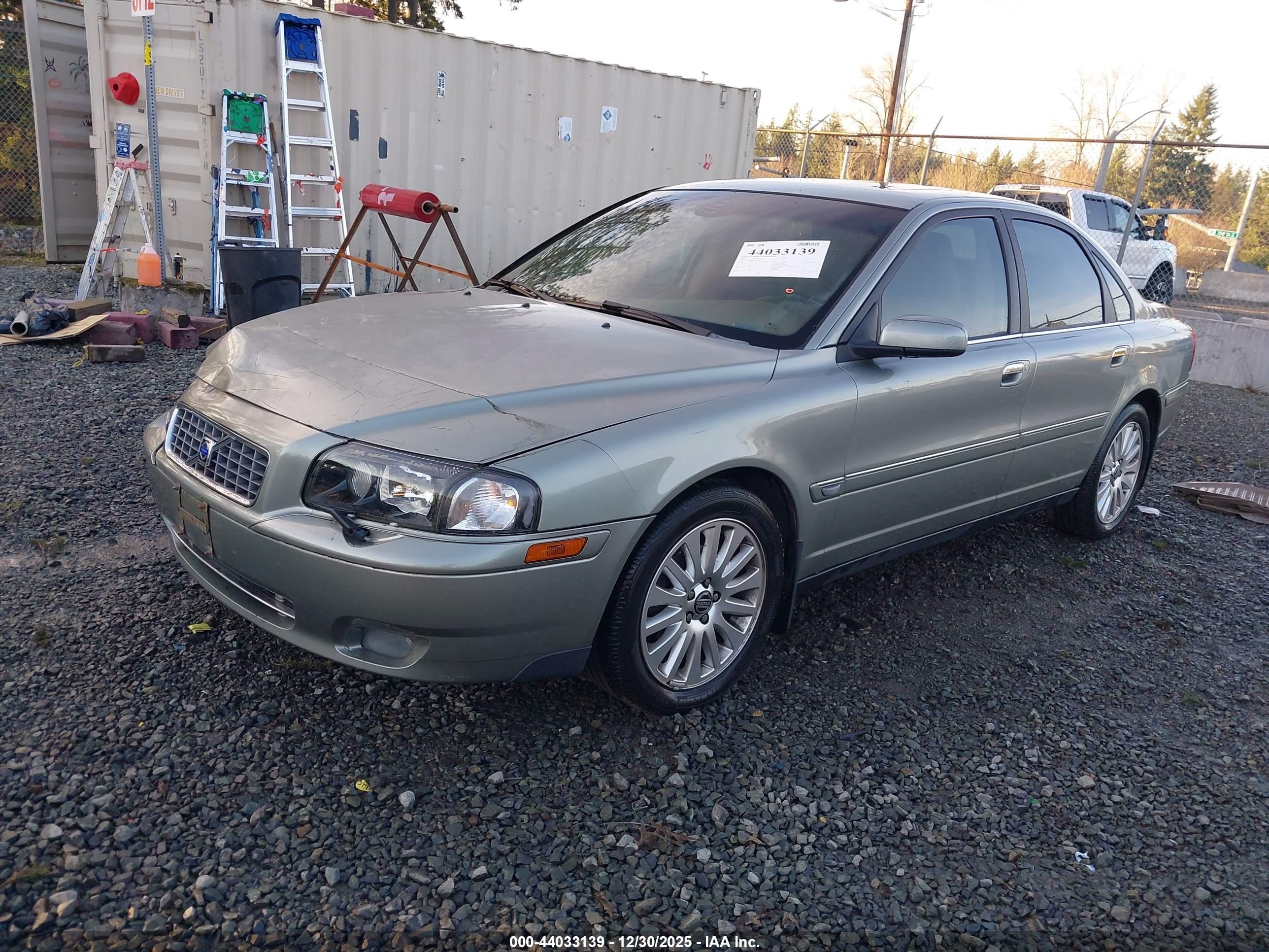 2006 Volvo S80 2.5t Green vin: YV1TS592661428113
