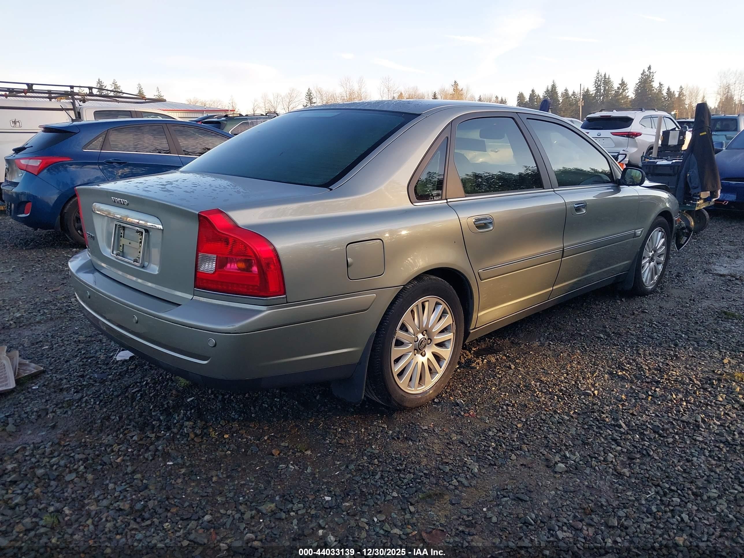 2006 Volvo S80 2.5t Green vin: YV1TS592661428113