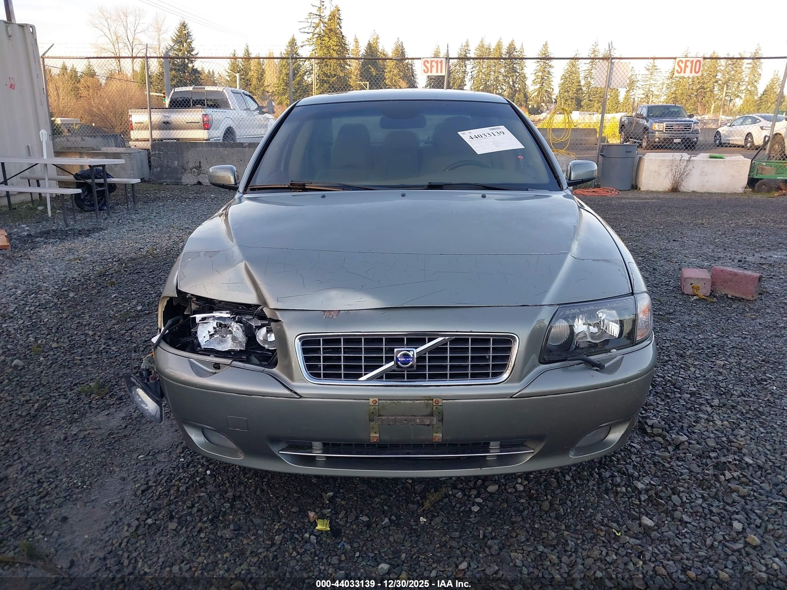 2006 Volvo S80 2.5t Green vin: YV1TS592661428113