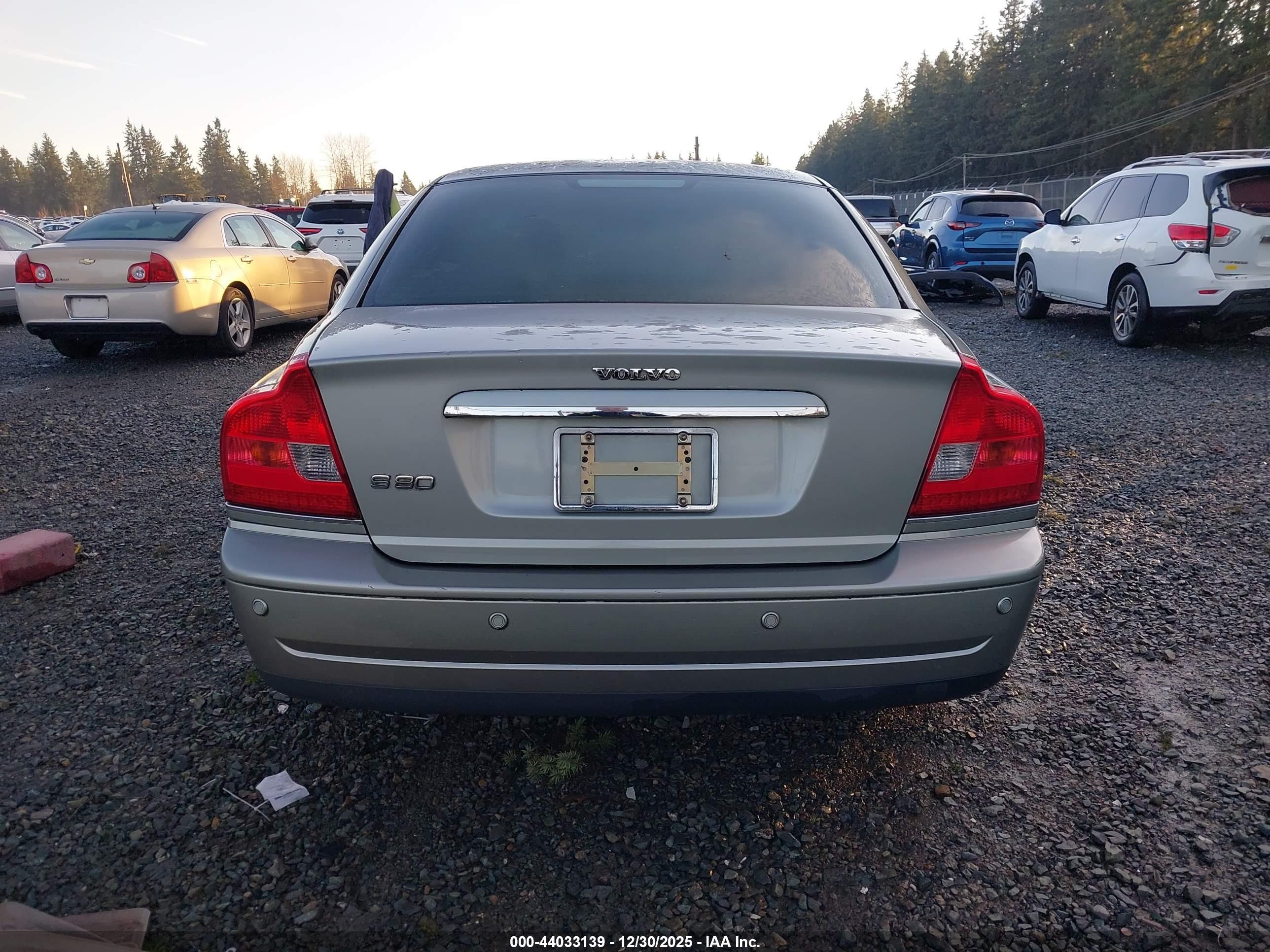 2006 Volvo S80 2.5t Green vin: YV1TS592661428113