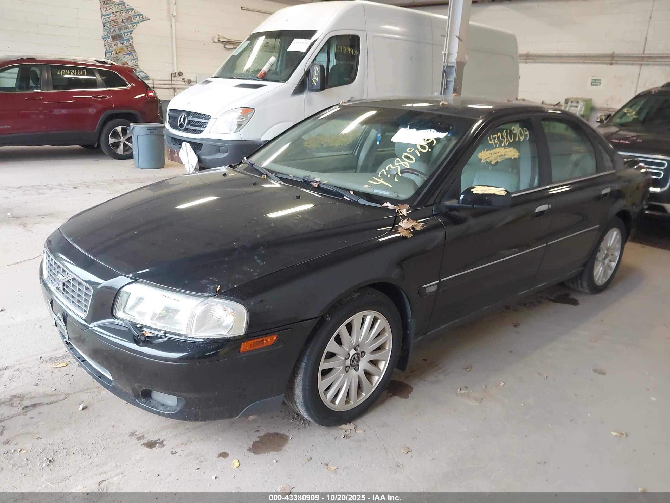 2006 Volvo S80 2.5t Черный vin: YV1TS592661436891