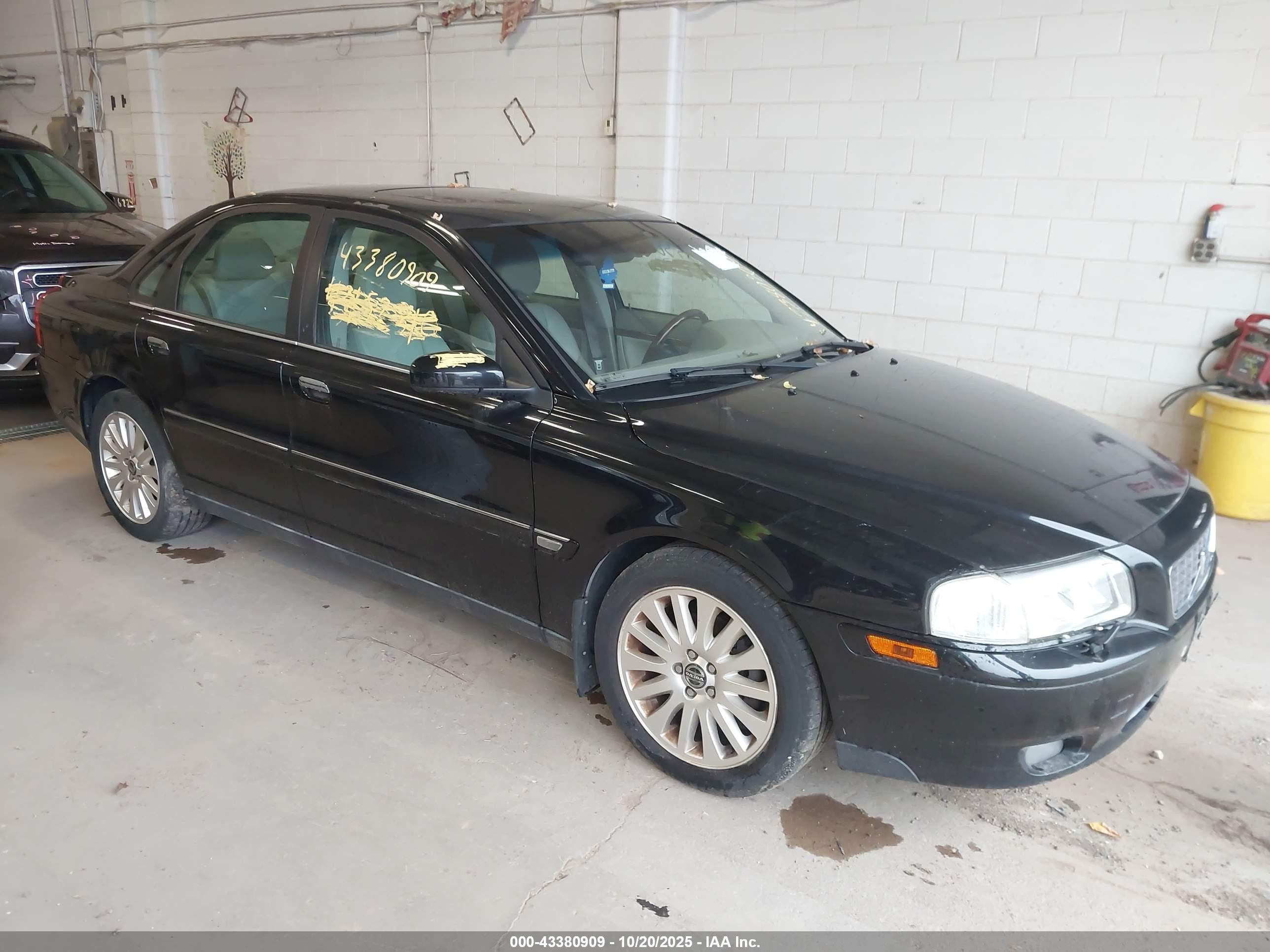 2006 Volvo S80 2.5t Черный vin: YV1TS592661436891