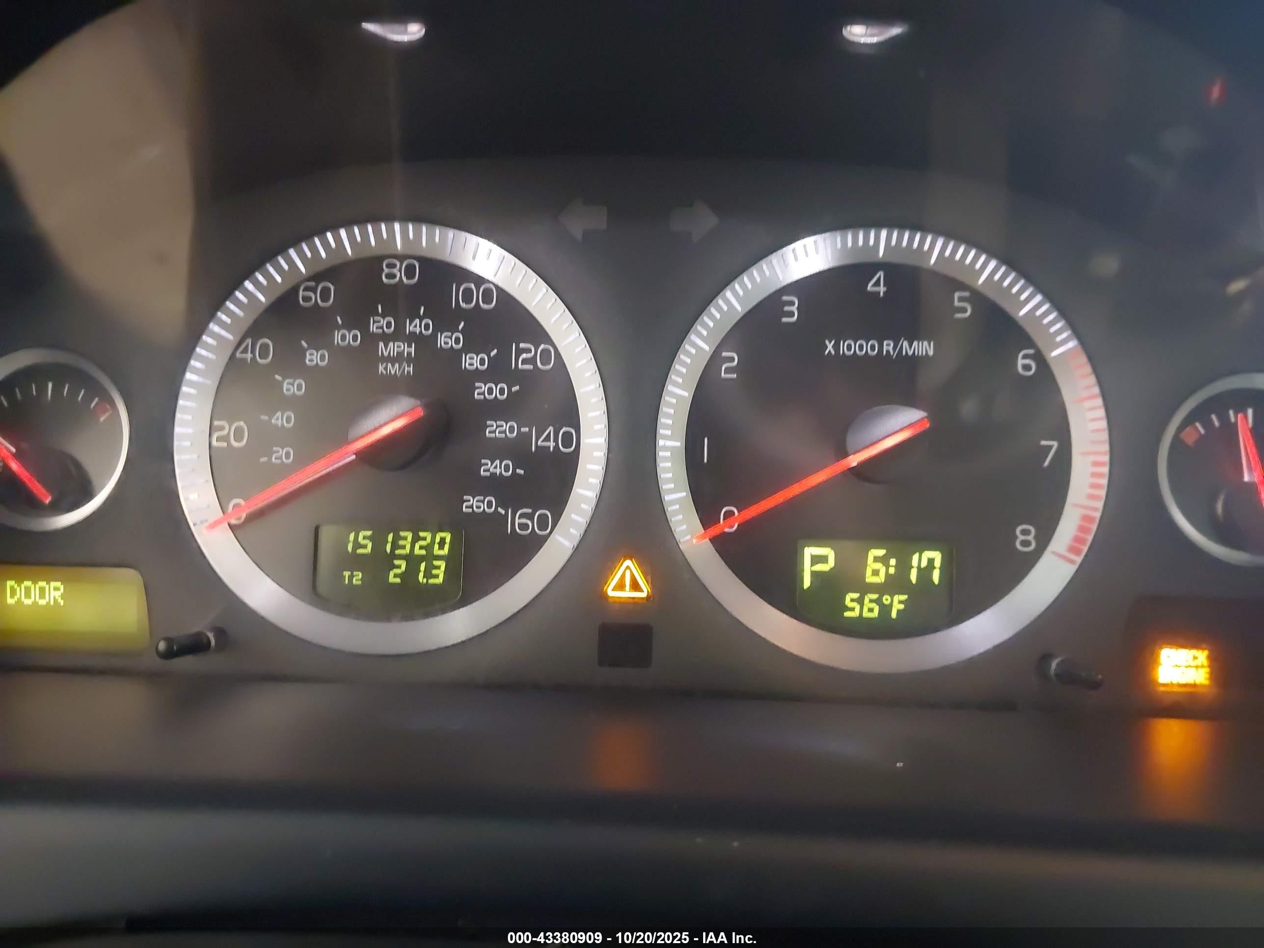 2006 Volvo S80 2.5t Черный vin: YV1TS592661436891