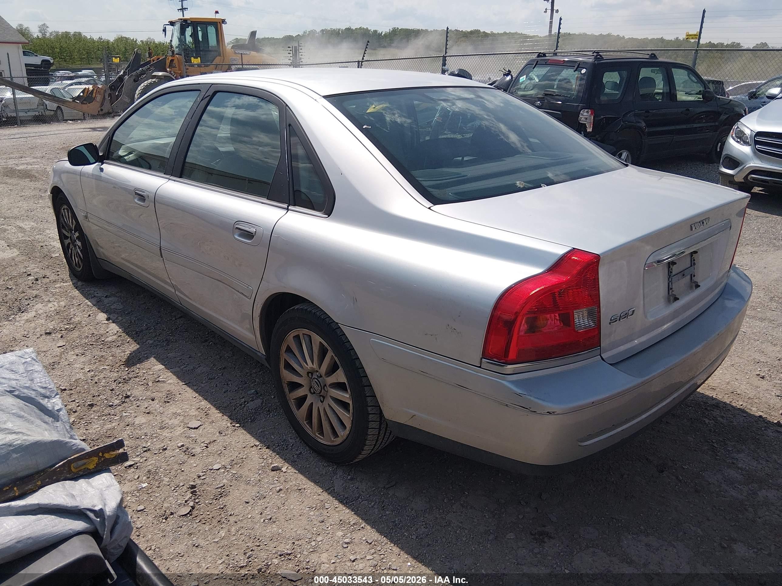 2006 Volvo S80 2.5t Silver vin: YV1TS592661440150