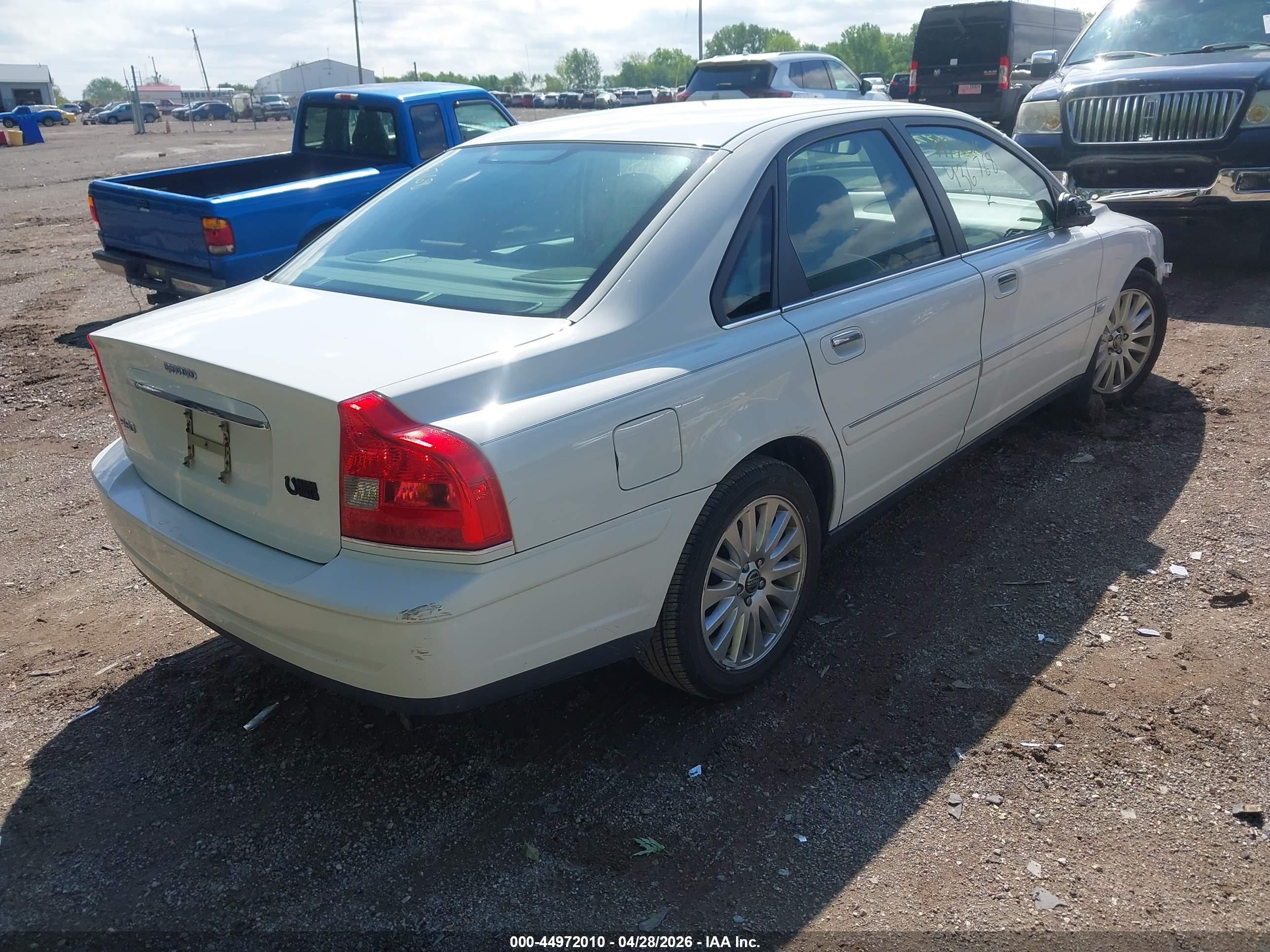 2006 Volvo S80 2.5t White vin: YV1TS592761436768
