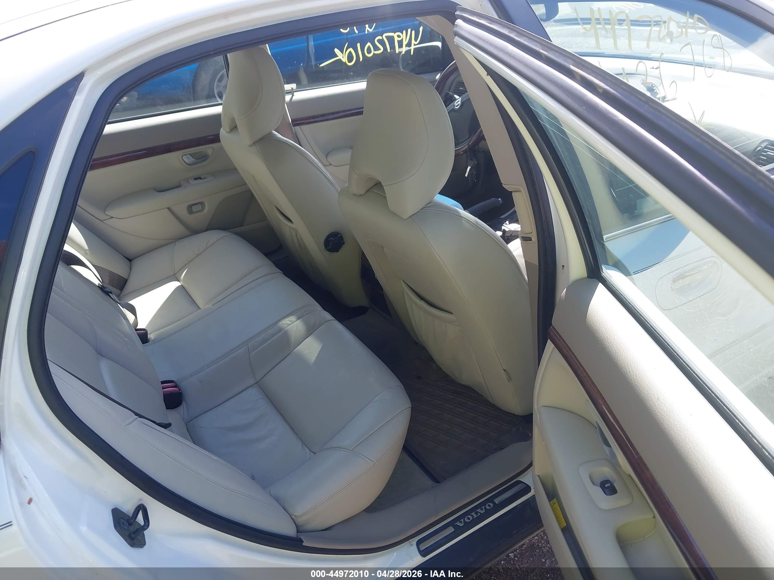 2006 Volvo S80 2.5t White vin: YV1TS592761436768