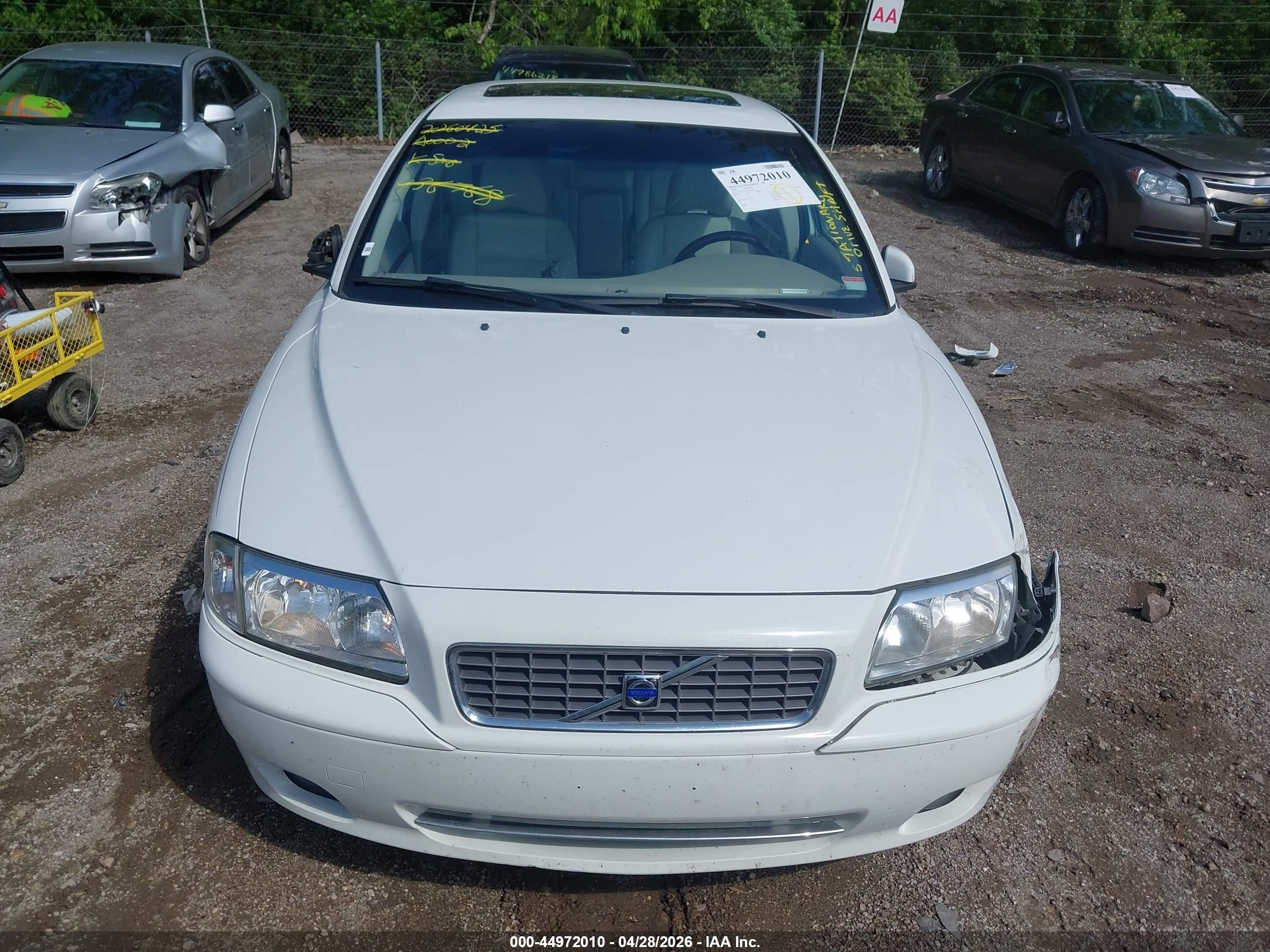 2006 Volvo S80 2.5t White vin: YV1TS592761436768