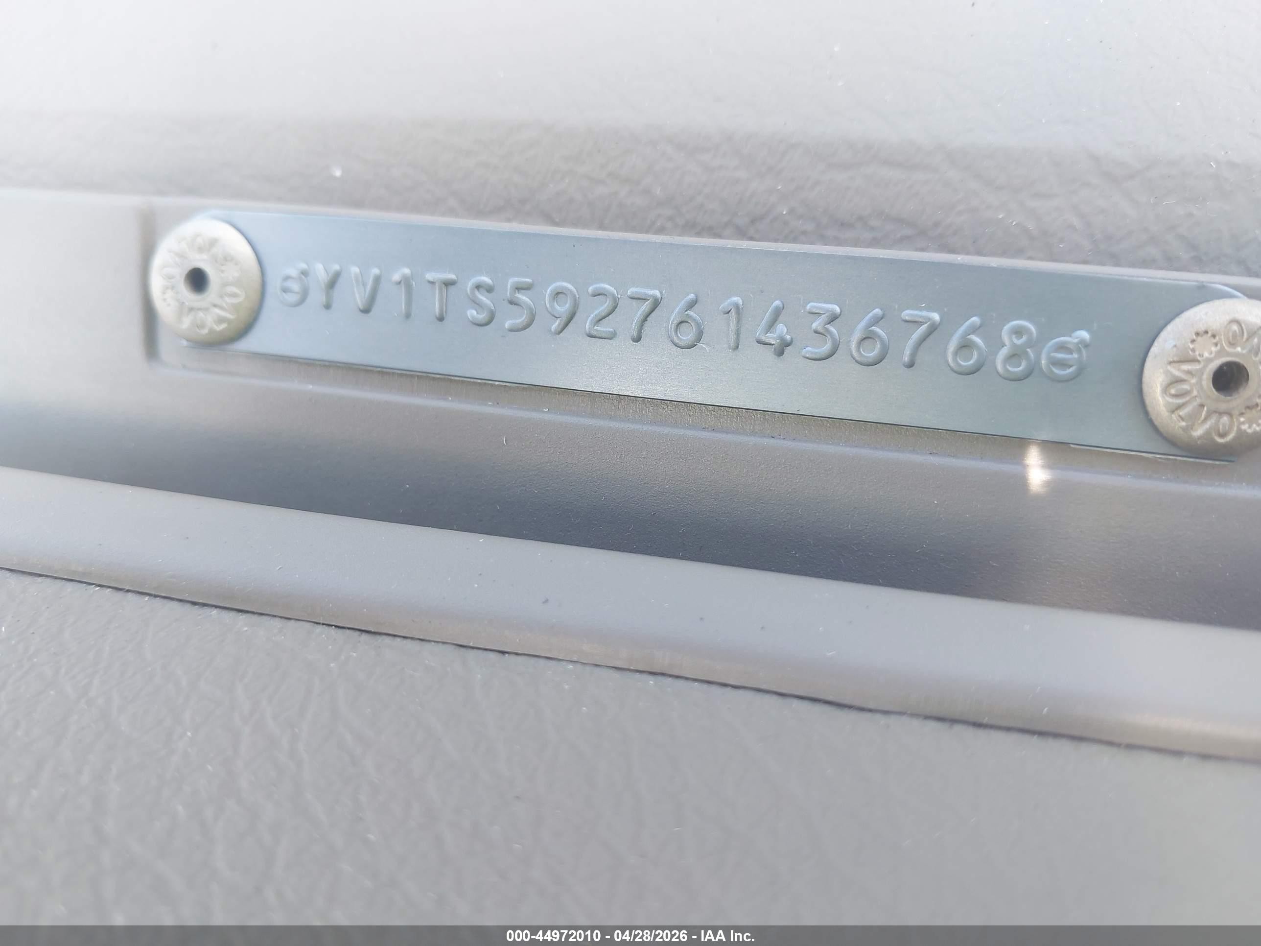 2006 Volvo S80 2.5t White vin: YV1TS592761436768