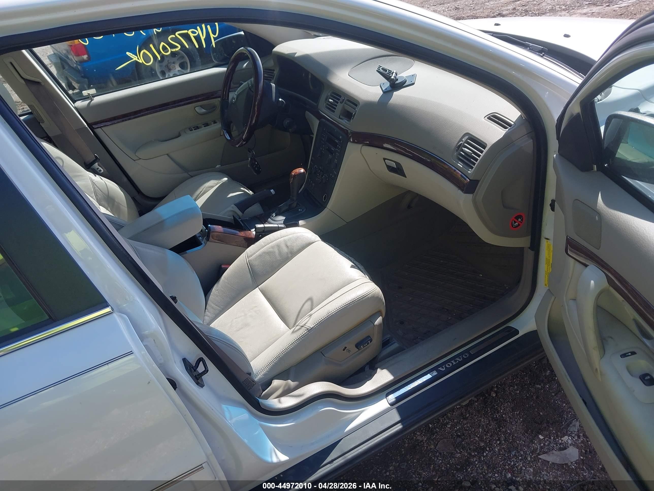 2006 Volvo S80 2.5t White vin: YV1TS592761436768