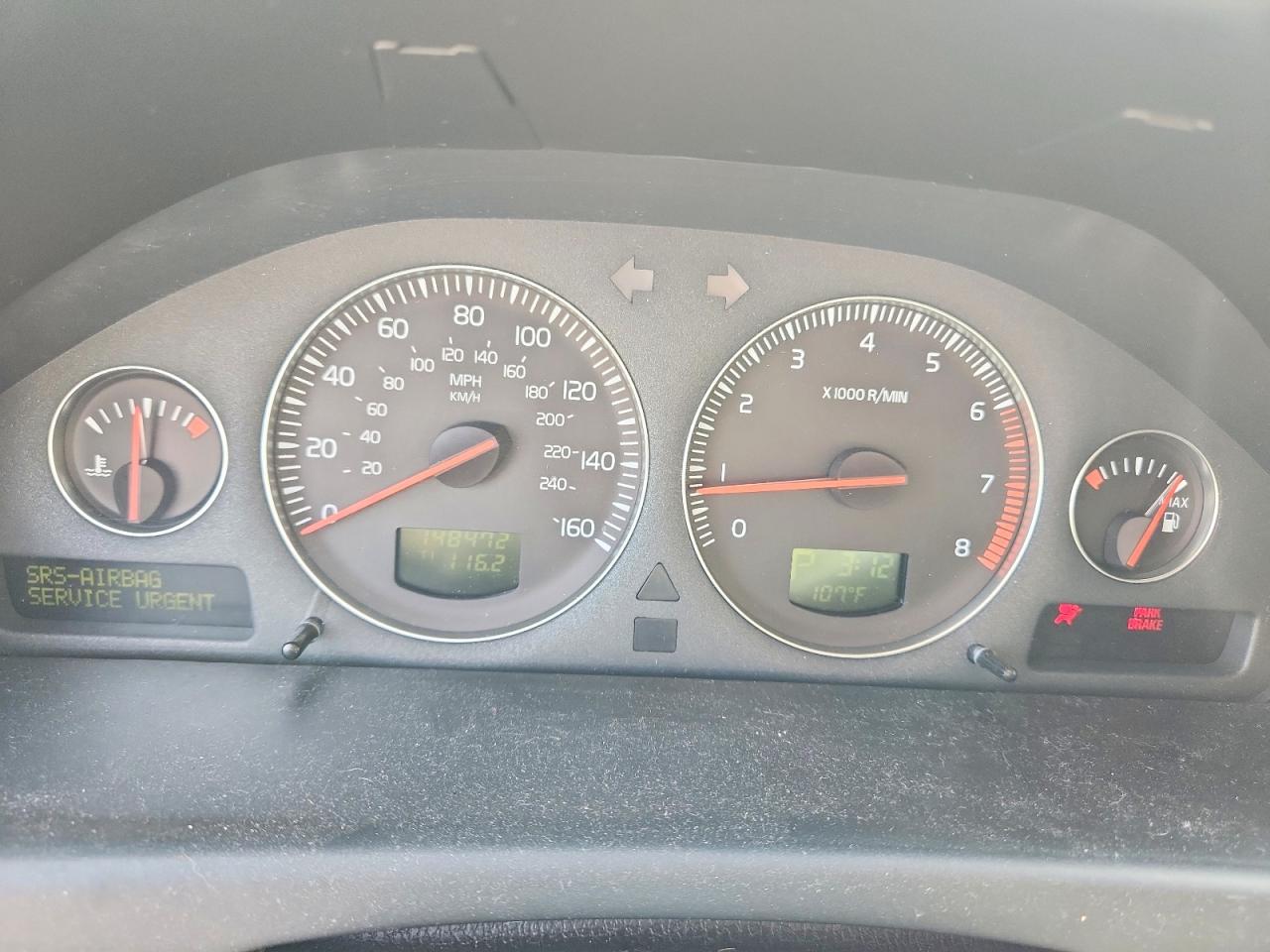 2005 Volvo S80 2.5t Silver vin: YV1TS592851413501