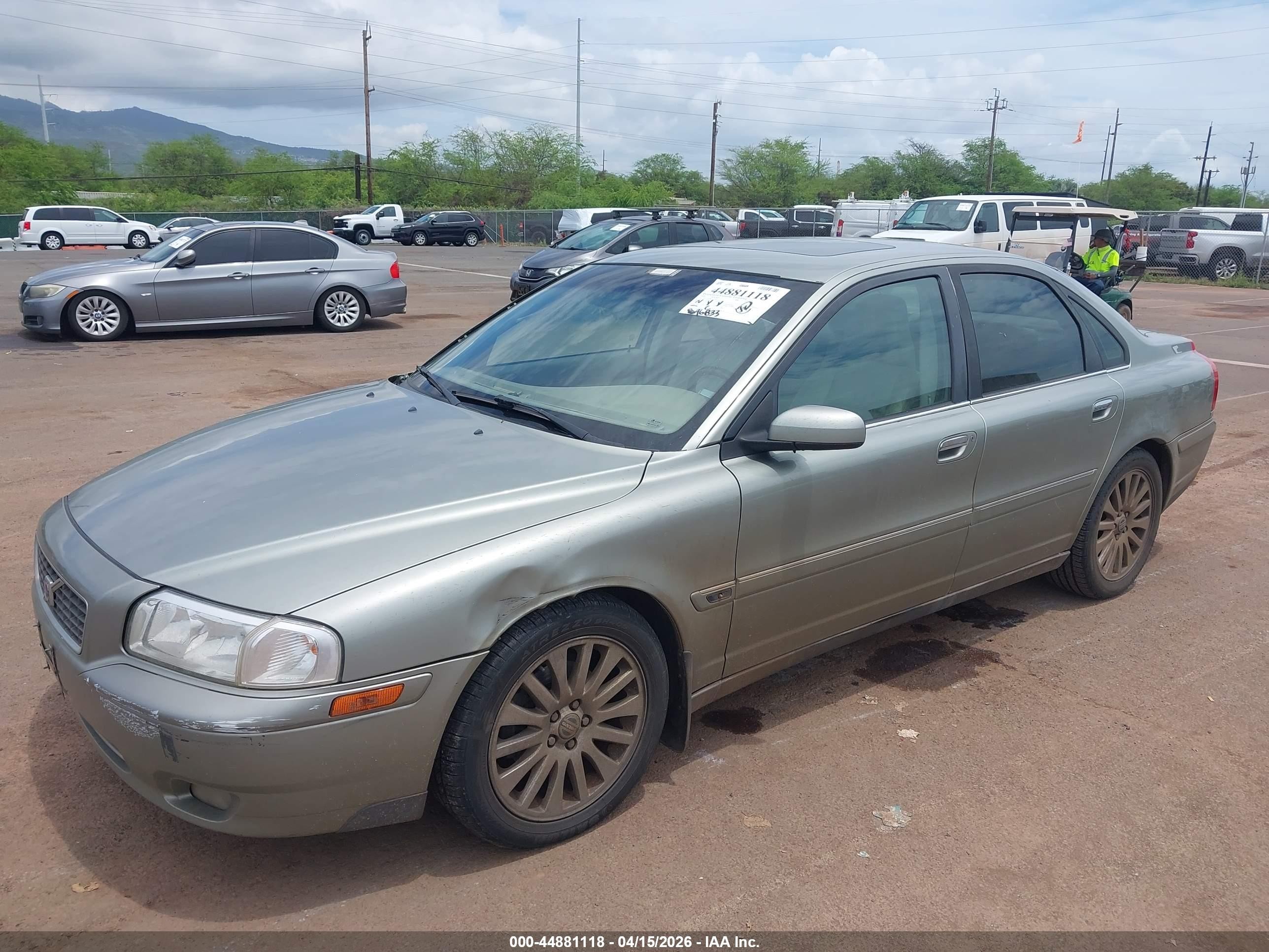 2006 Volvo S80 2.5t Silver vin: YV1TS592861432762