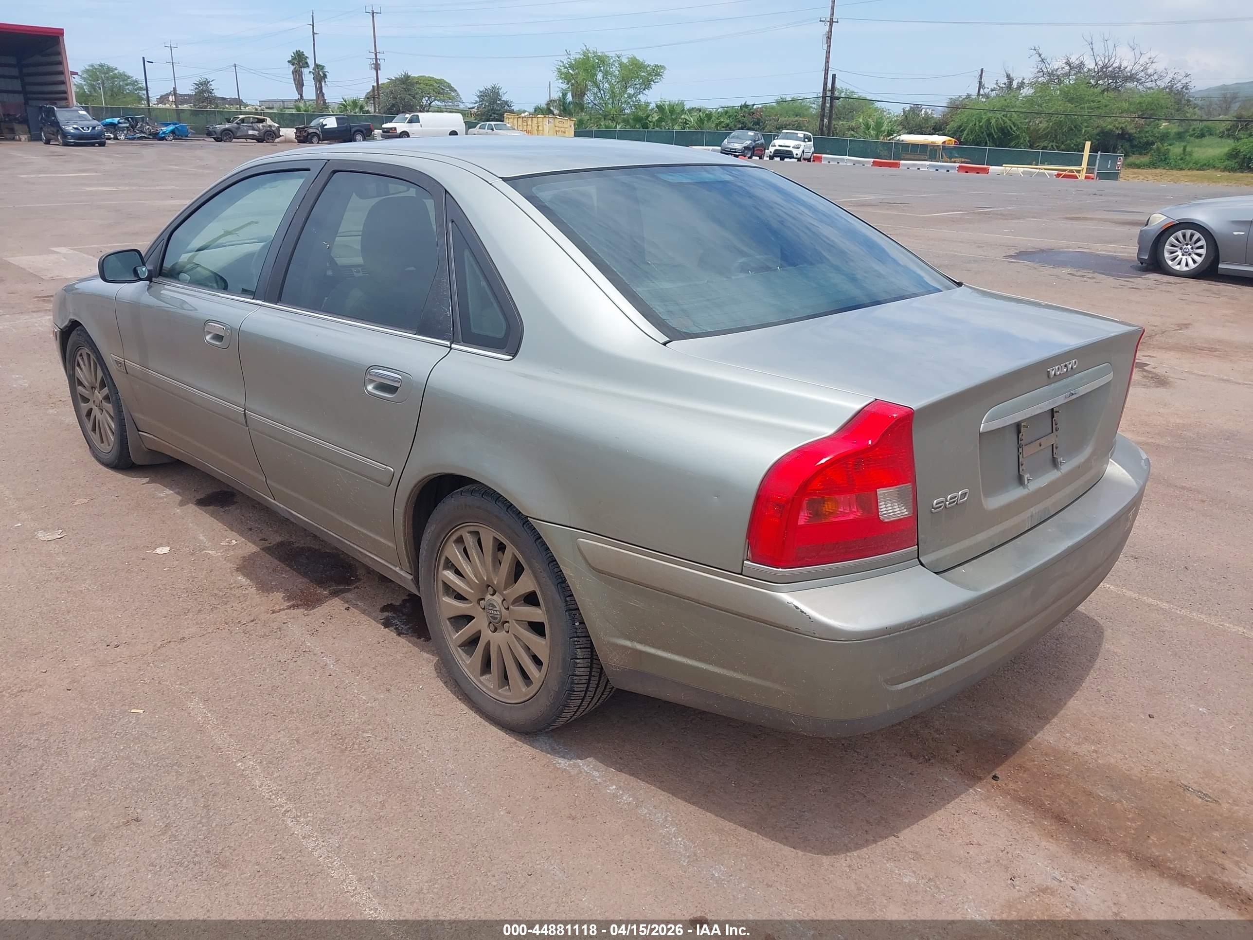 2006 Volvo S80 2.5t Silver vin: YV1TS592861432762