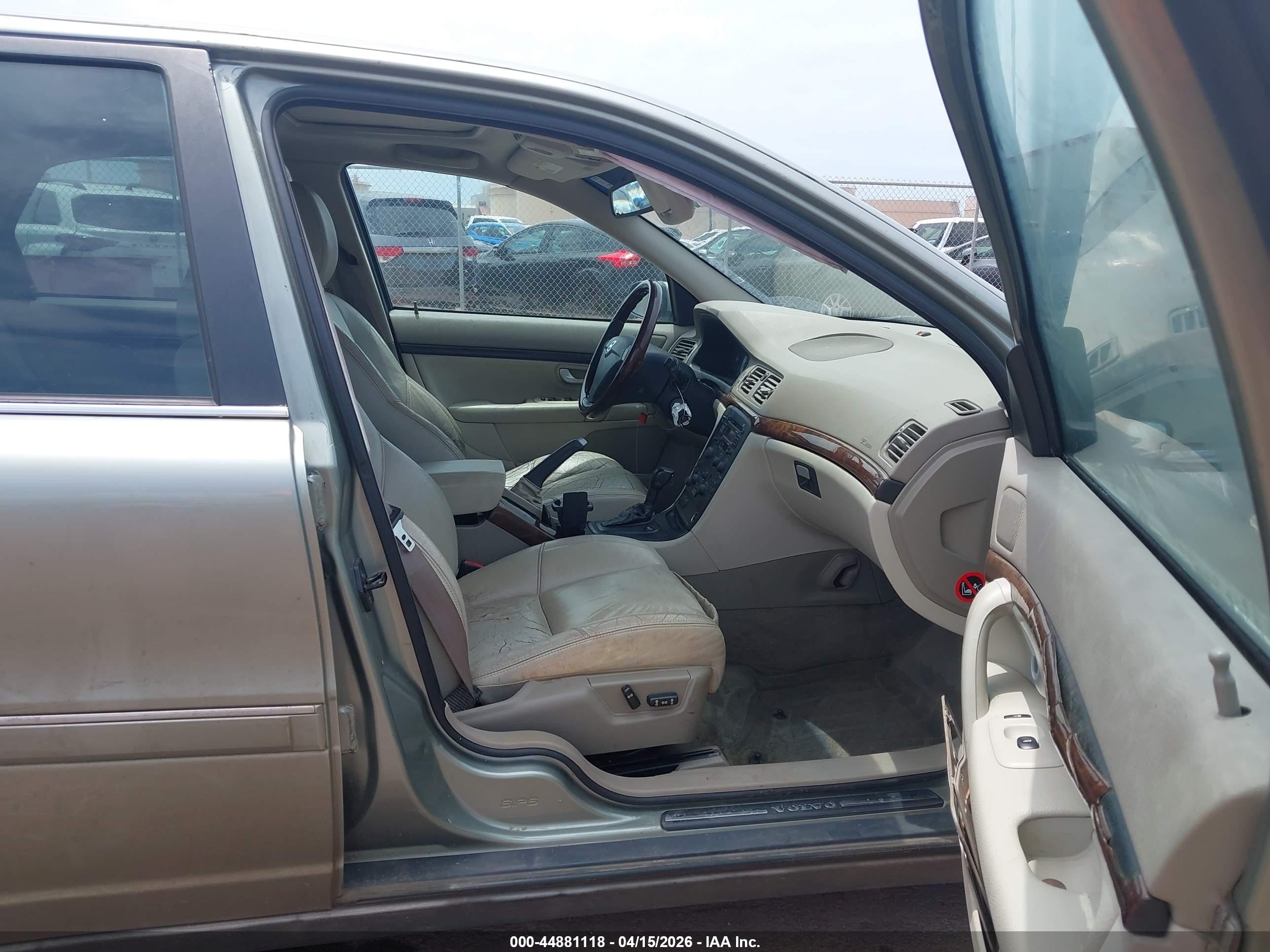 2006 Volvo S80 2.5t Silver vin: YV1TS592861432762