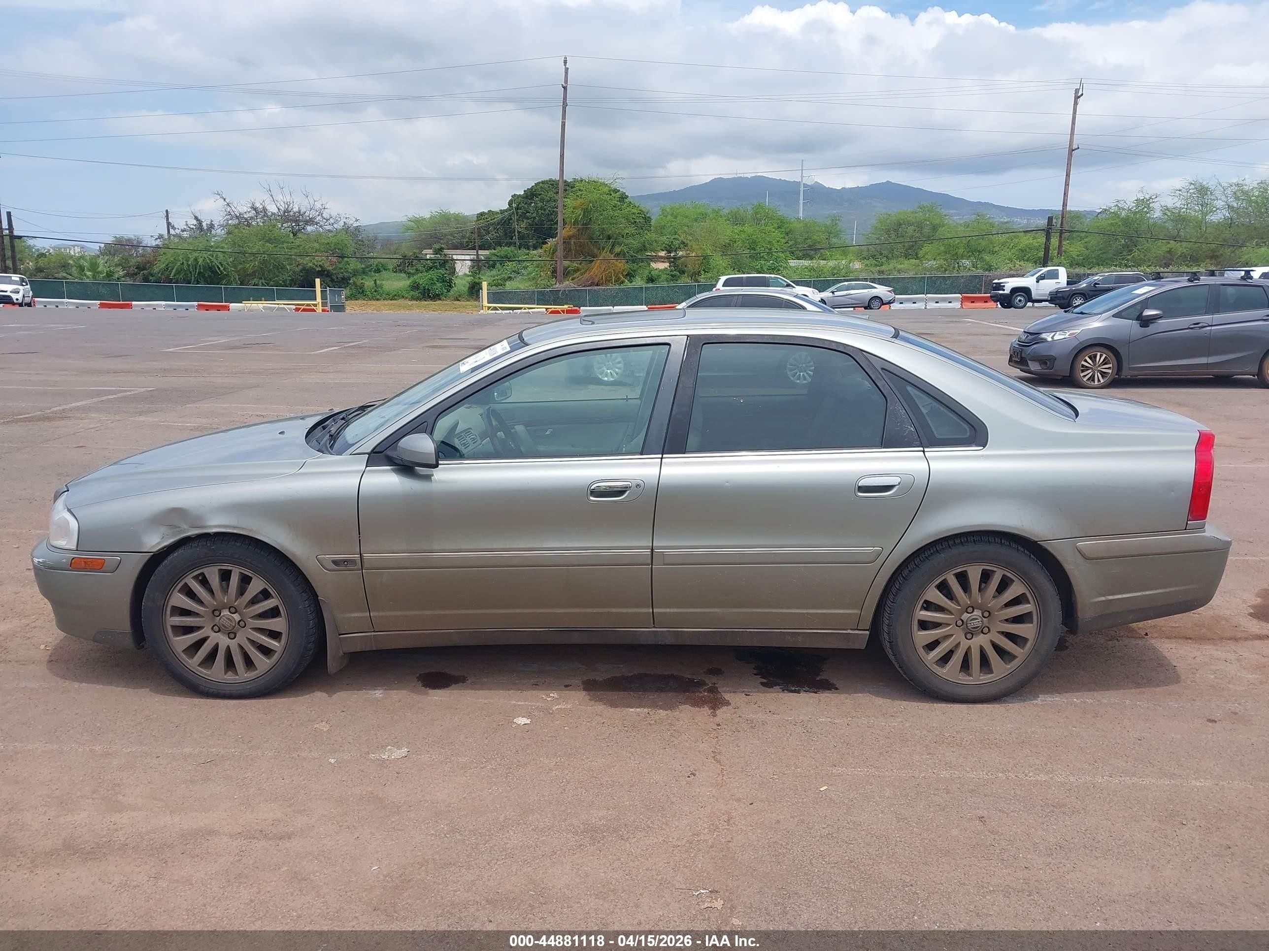 2006 Volvo S80 2.5t Silver vin: YV1TS592861432762