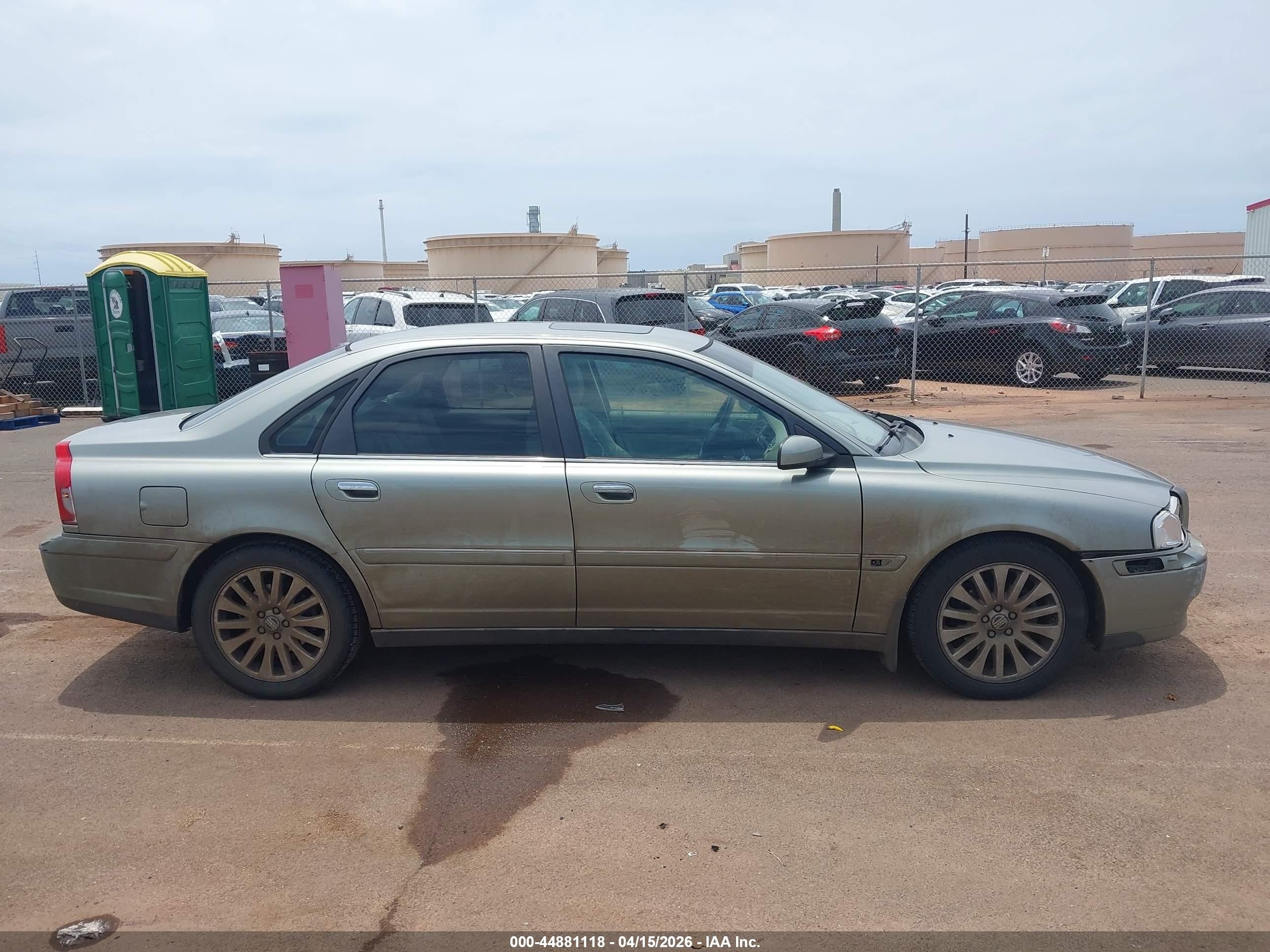 2006 Volvo S80 2.5t Silver vin: YV1TS592861432762