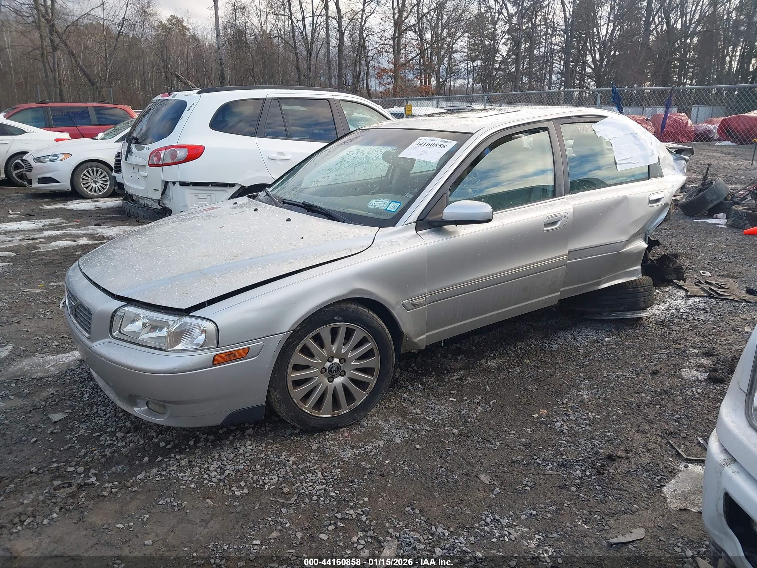 2006 Volvo S80 2.5t Silver vin: YV1TS592861445091