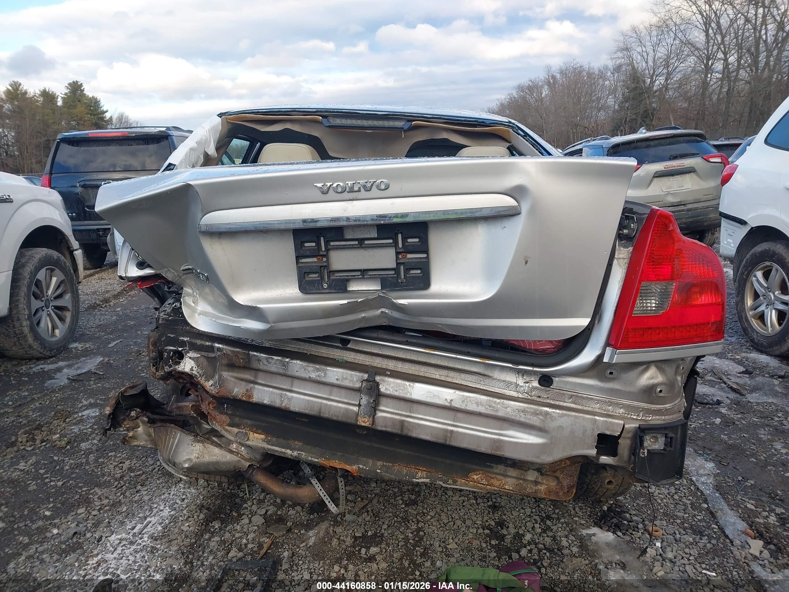 2006 Volvo S80 2.5t Silver vin: YV1TS592861445091