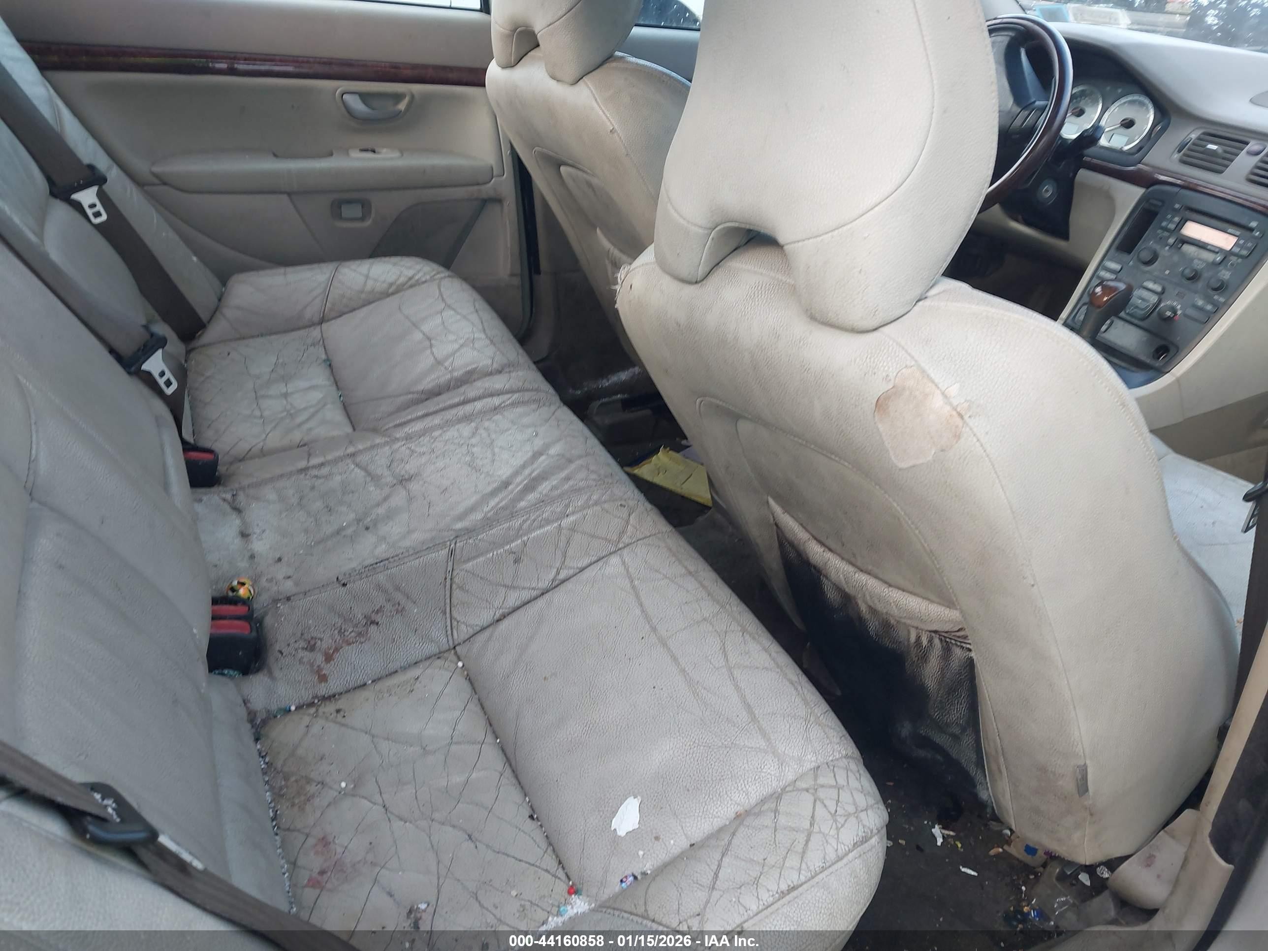 2006 Volvo S80 2.5t Silver vin: YV1TS592861445091