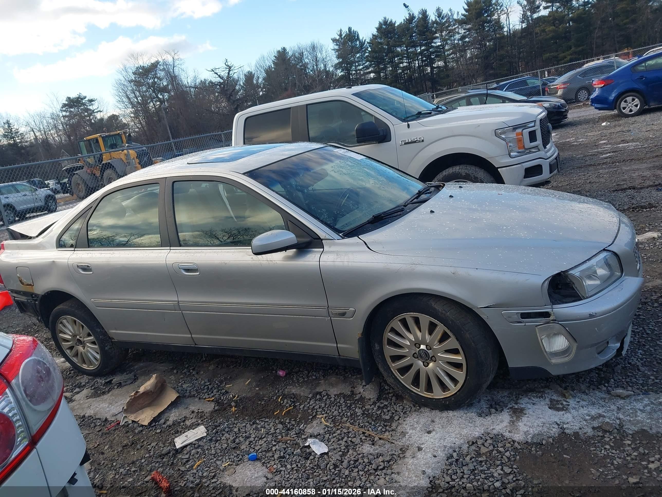 2006 Volvo S80 2.5t Silver vin: YV1TS592861445091
