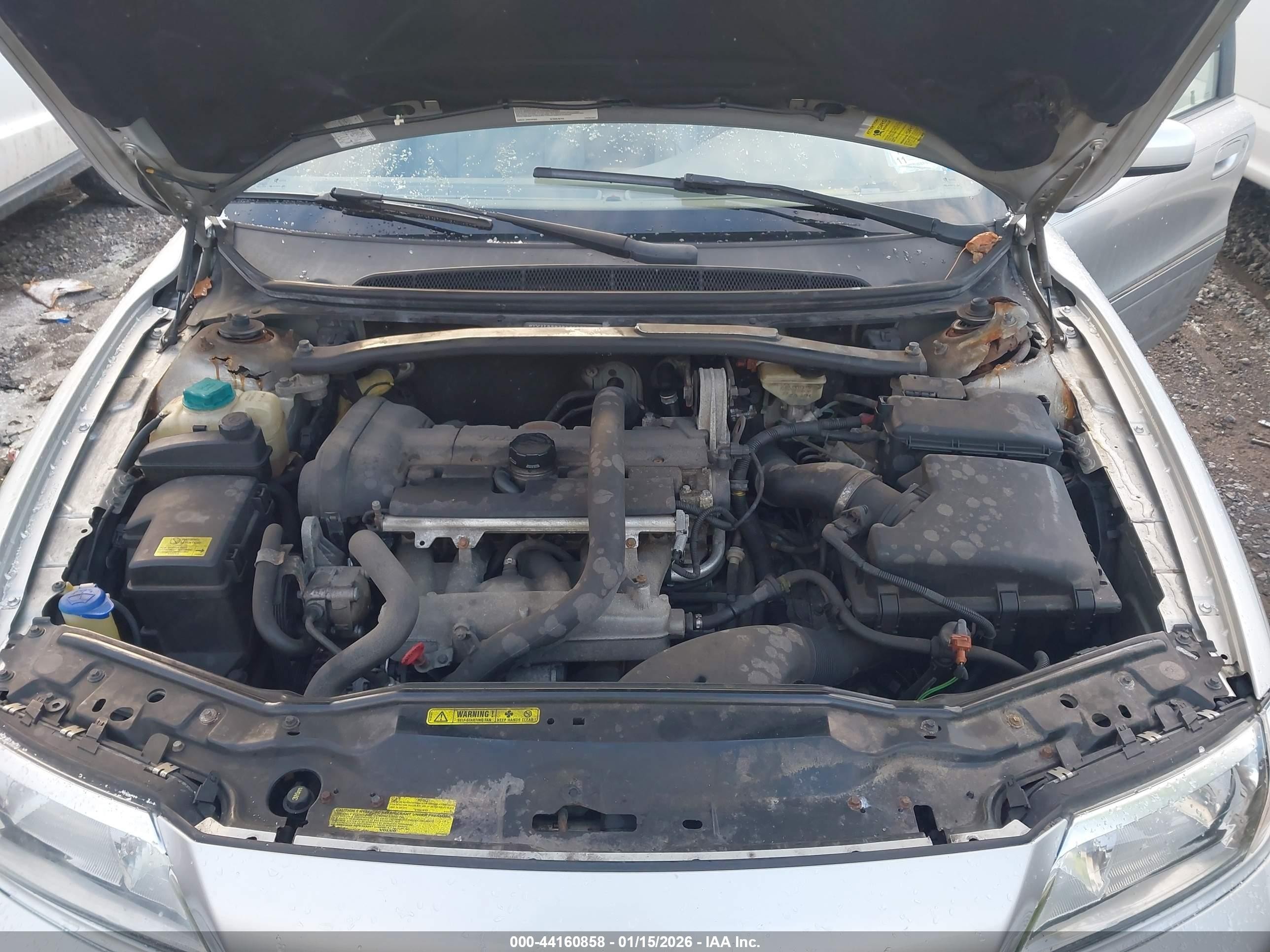 2006 Volvo S80 2.5t Silver vin: YV1TS592861445091