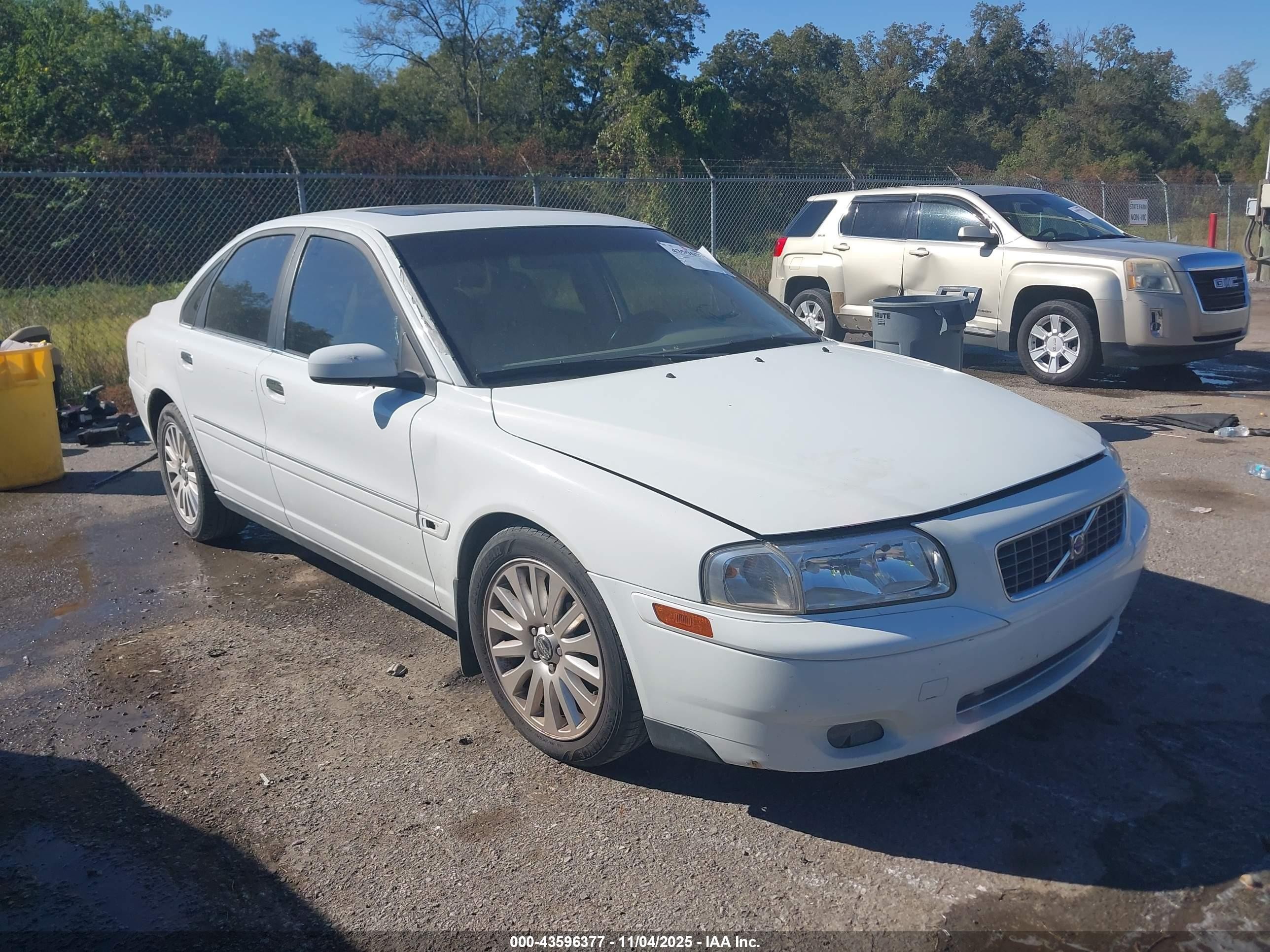 2006 Volvo S80 2.5t White vin: YV1TS592861445253