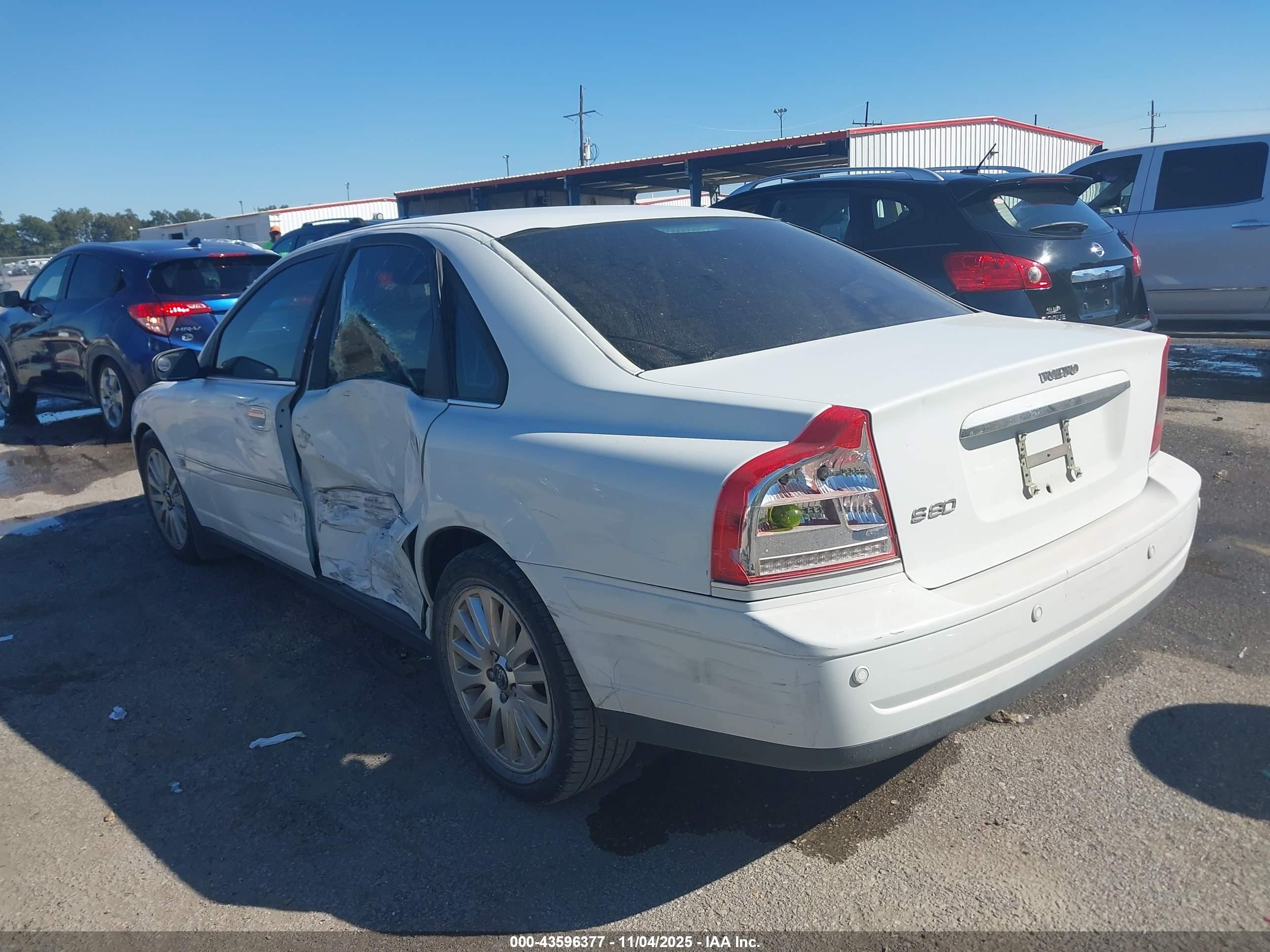 2006 Volvo S80 2.5t White vin: YV1TS592861445253