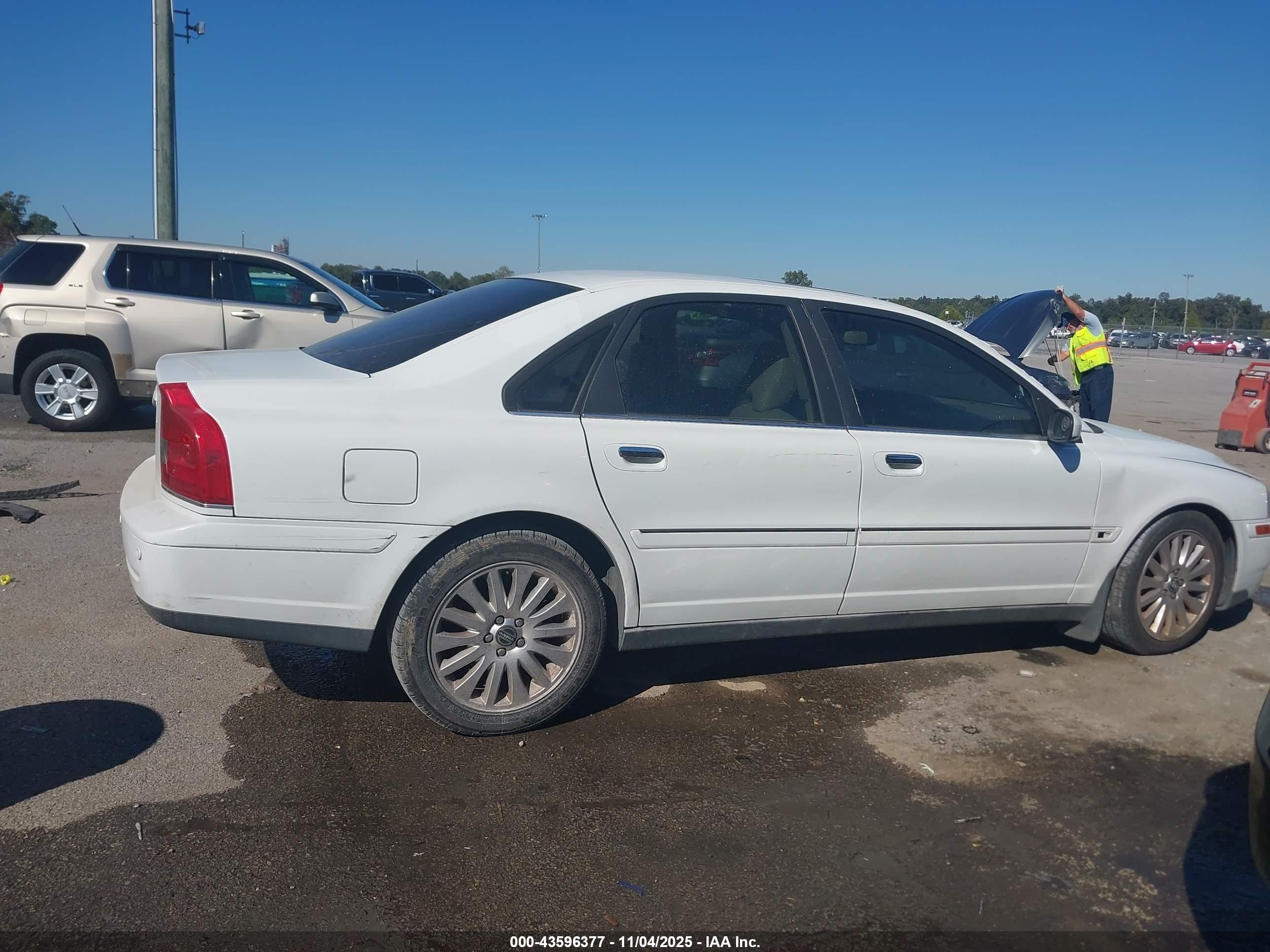 2006 Volvo S80 2.5t White vin: YV1TS592861445253