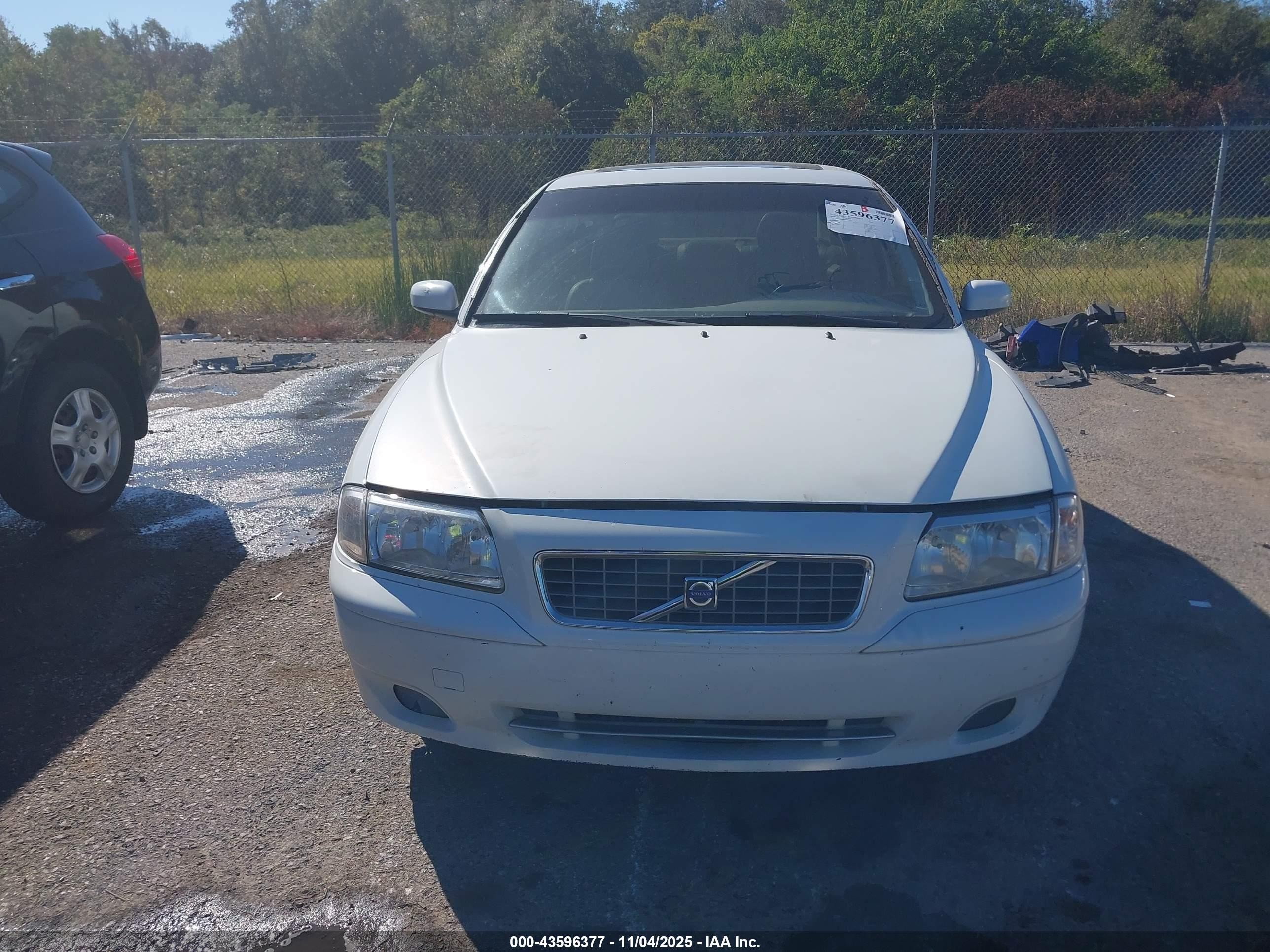 2006 Volvo S80 2.5t White vin: YV1TS592861445253