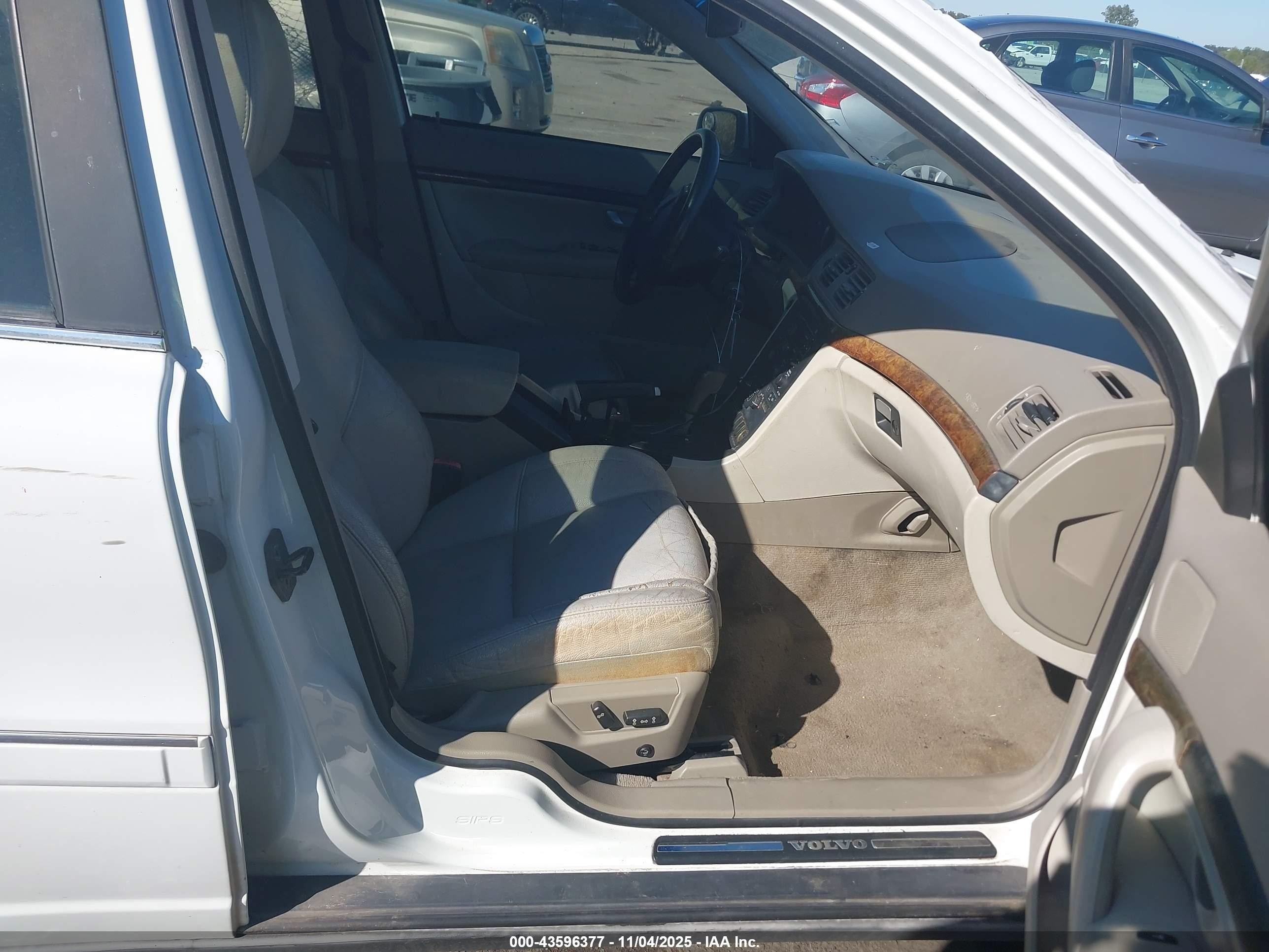 2006 Volvo S80 2.5t White vin: YV1TS592861445253