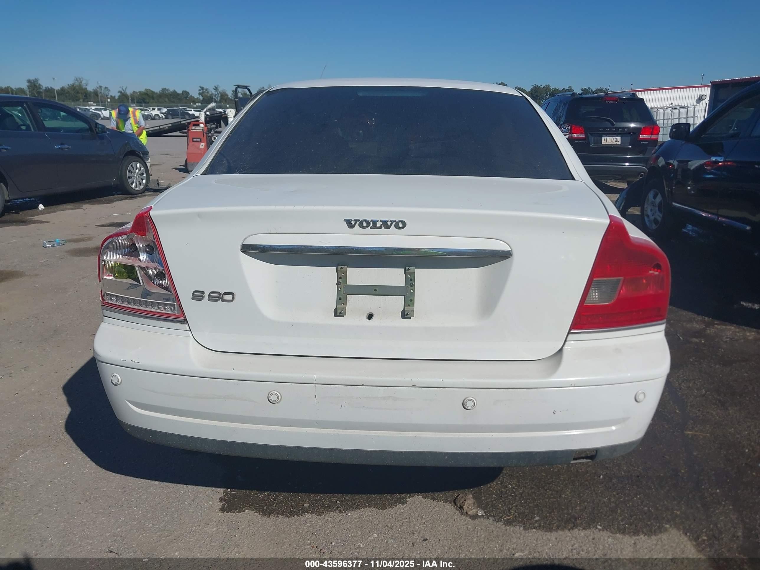 2006 Volvo S80 2.5t White vin: YV1TS592861445253