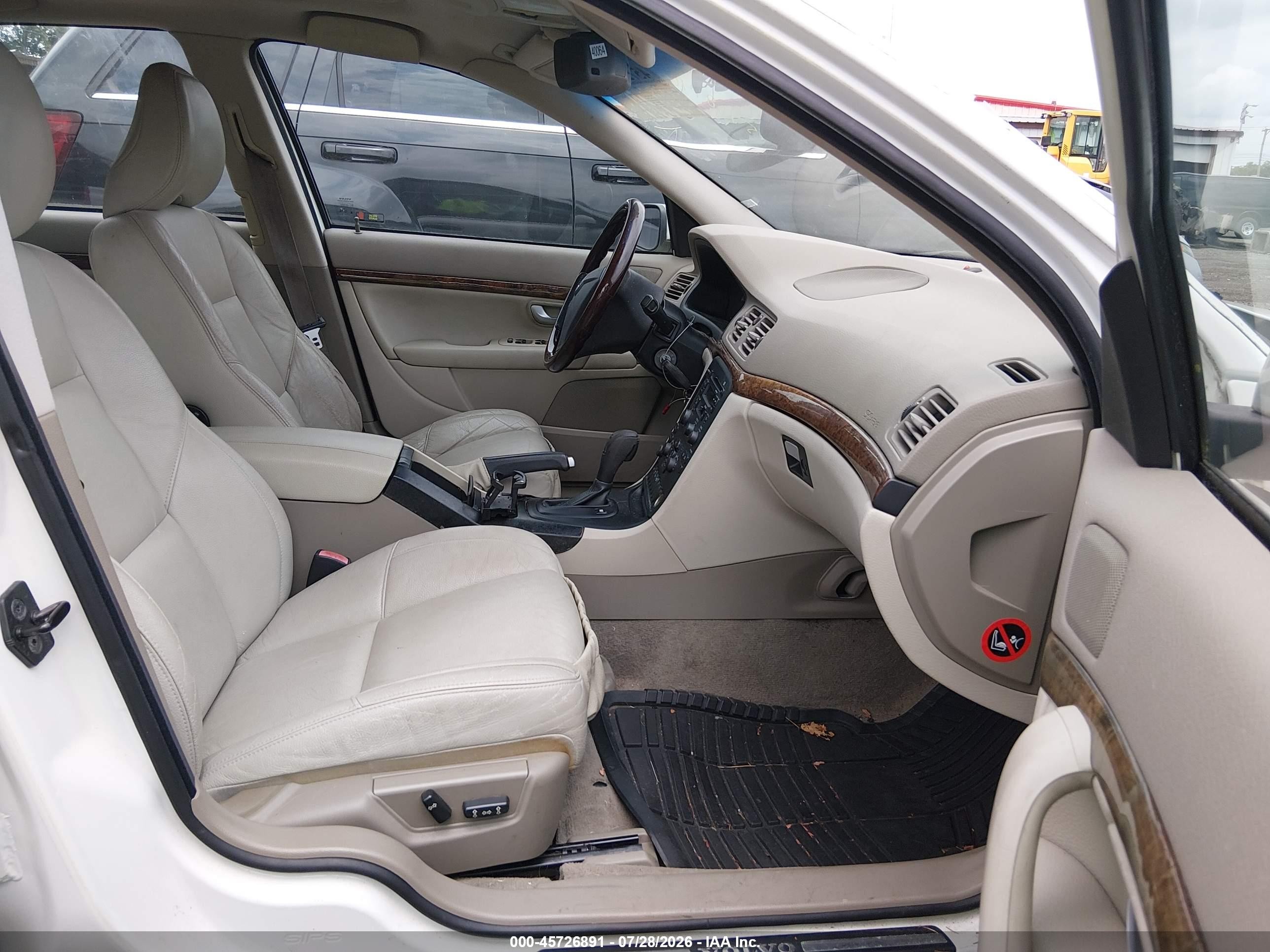 2006 Volvo S80 2.5t Белый vin: YV1TS592861445835
