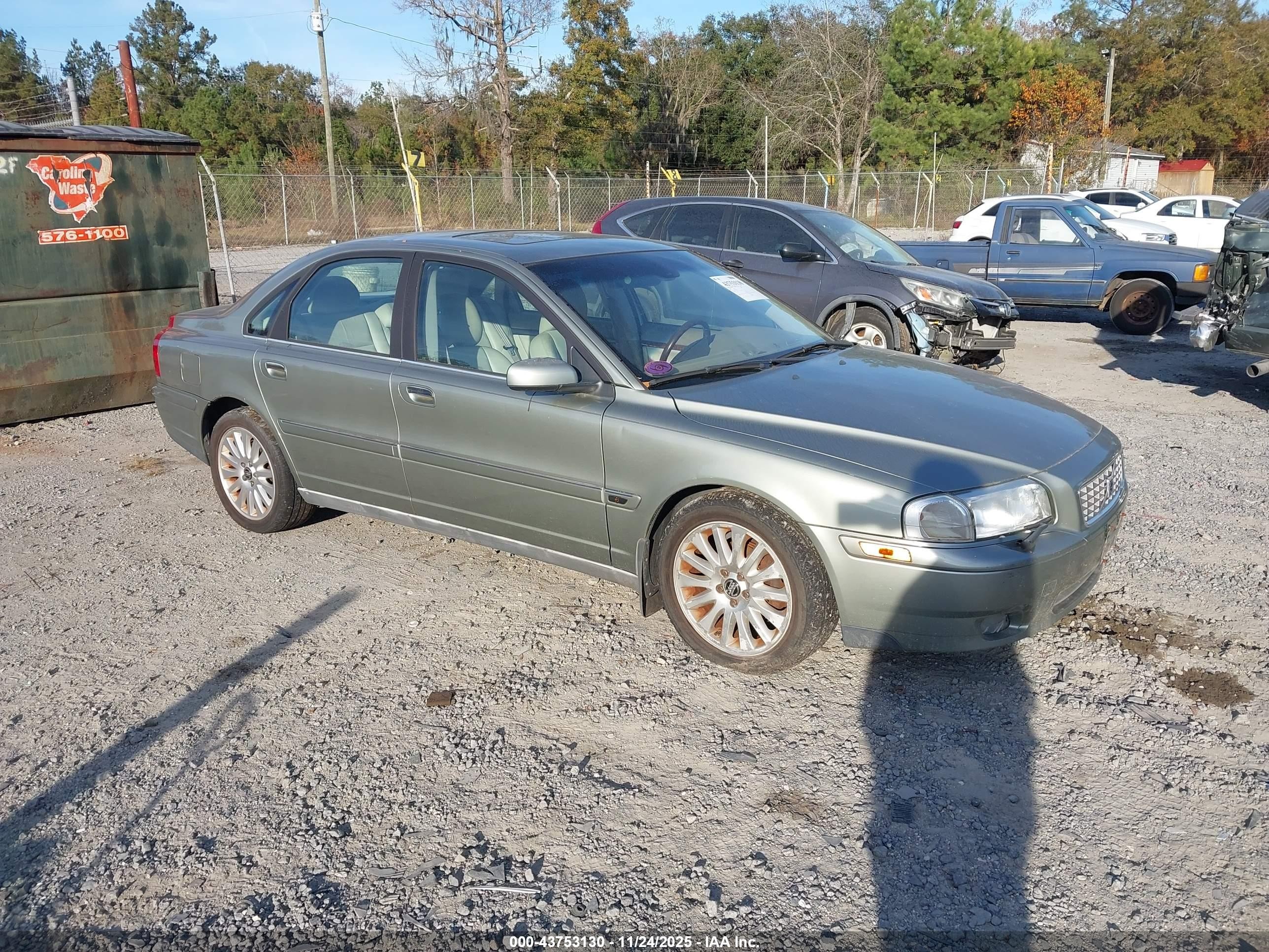 2006 Volvo S80 2.5t Gray vin: YV1TS592961441731