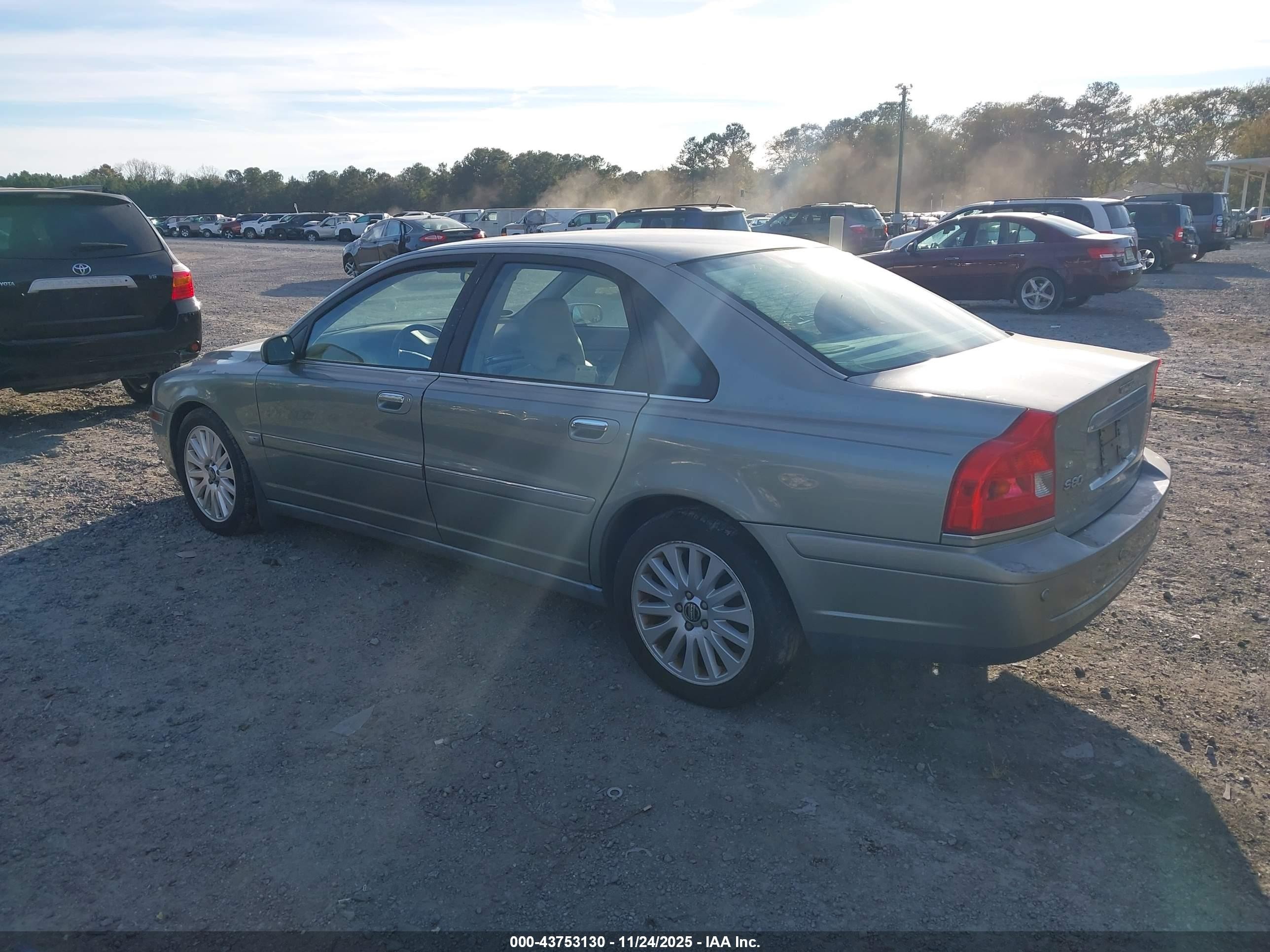 2006 Volvo S80 2.5t Gray vin: YV1TS592961441731