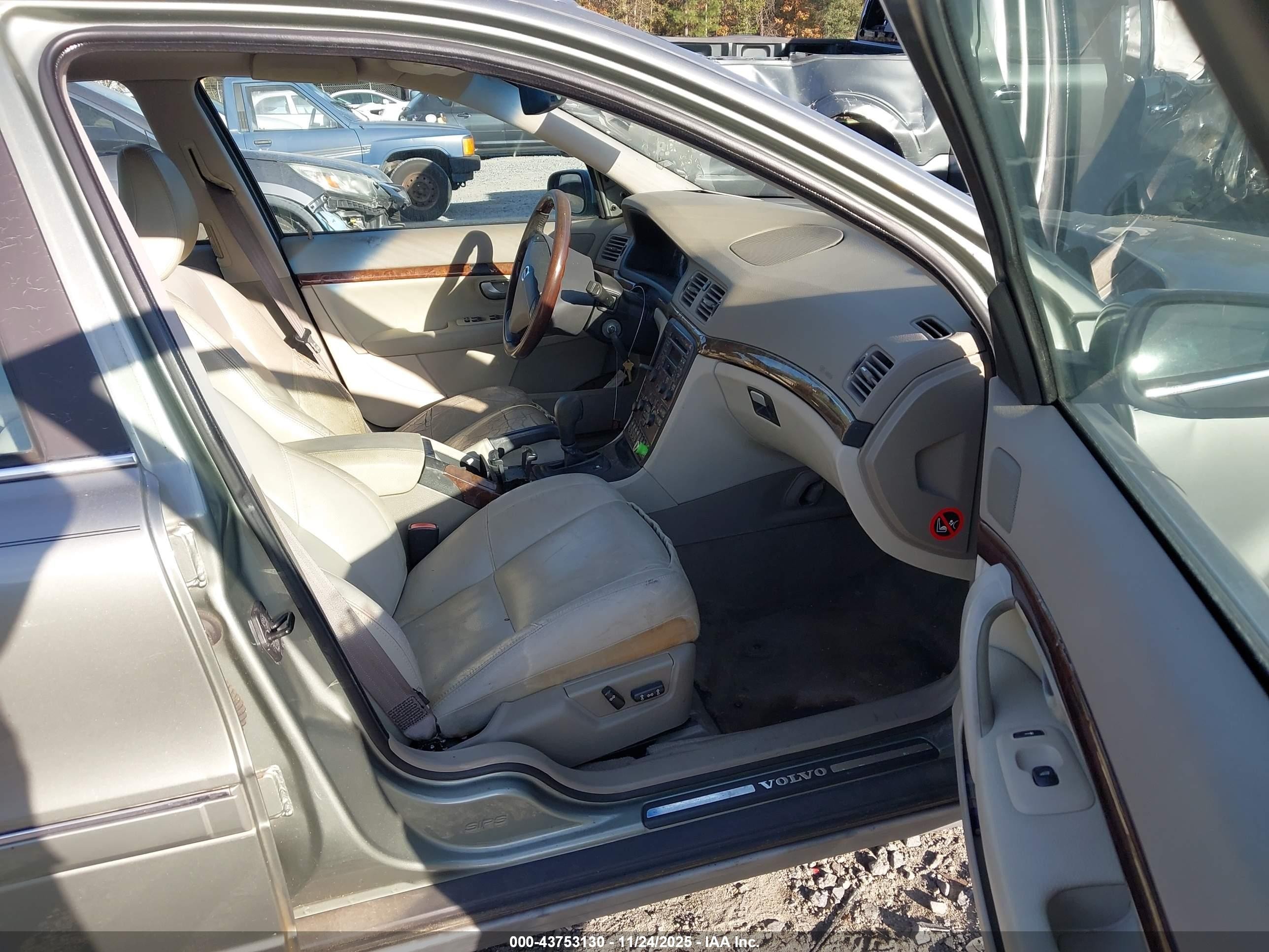 2006 Volvo S80 2.5t Gray vin: YV1TS592961441731