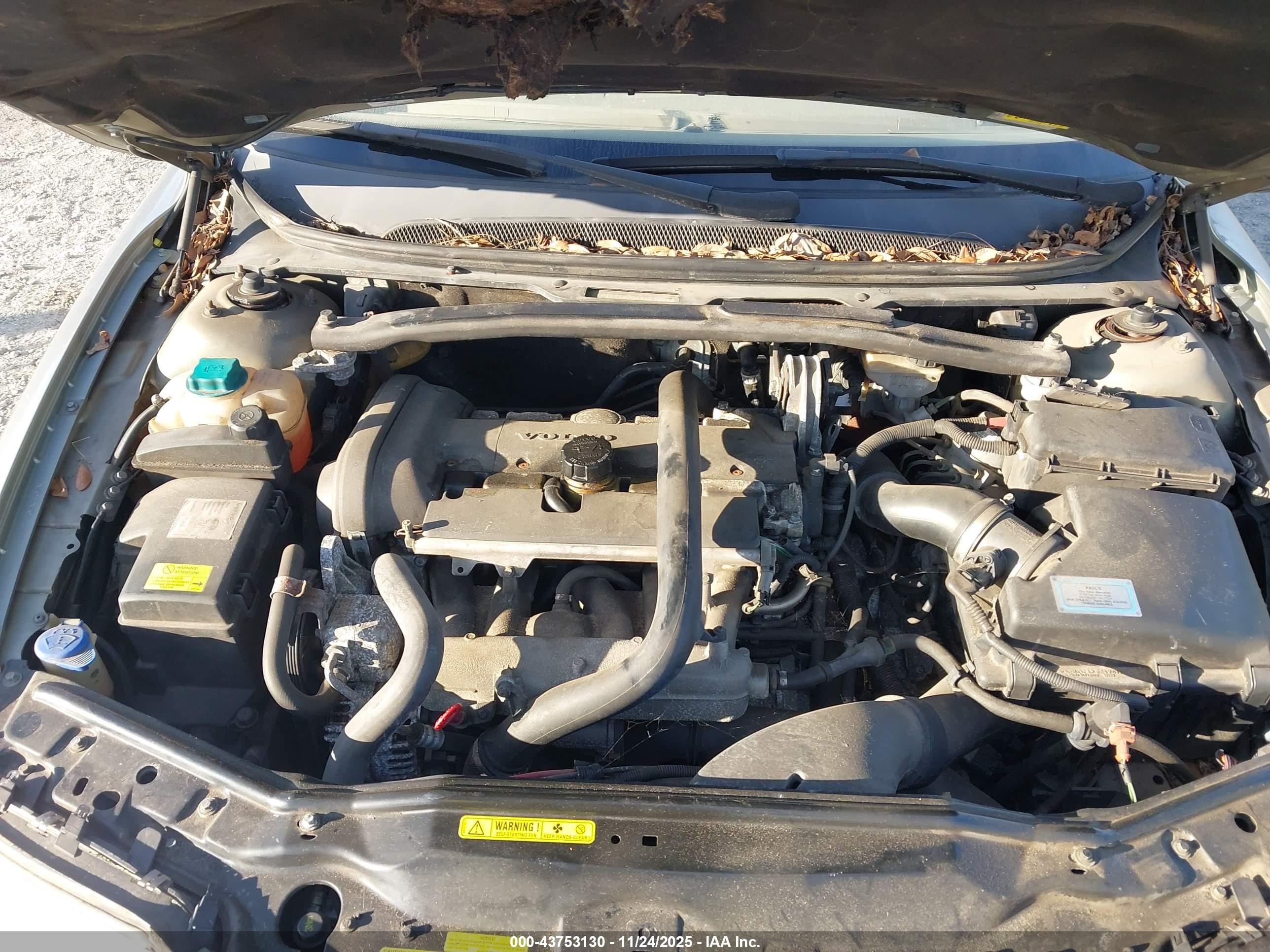 2006 Volvo S80 2.5t Gray vin: YV1TS592961441731