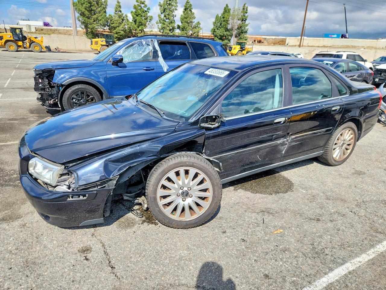 2006 Volvo S80 2.5t Black vin: YV1TS592961445388