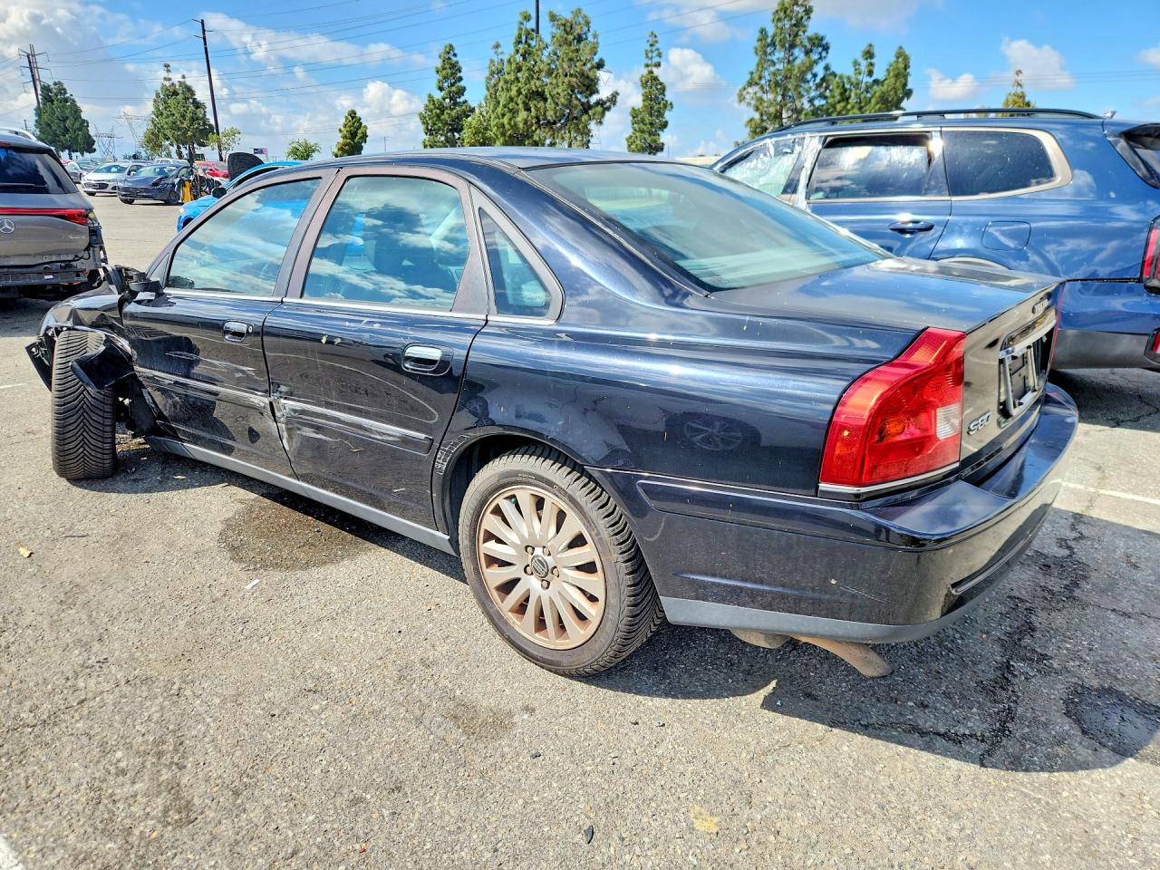 2006 Volvo S80 2.5t Black vin: YV1TS592961445388