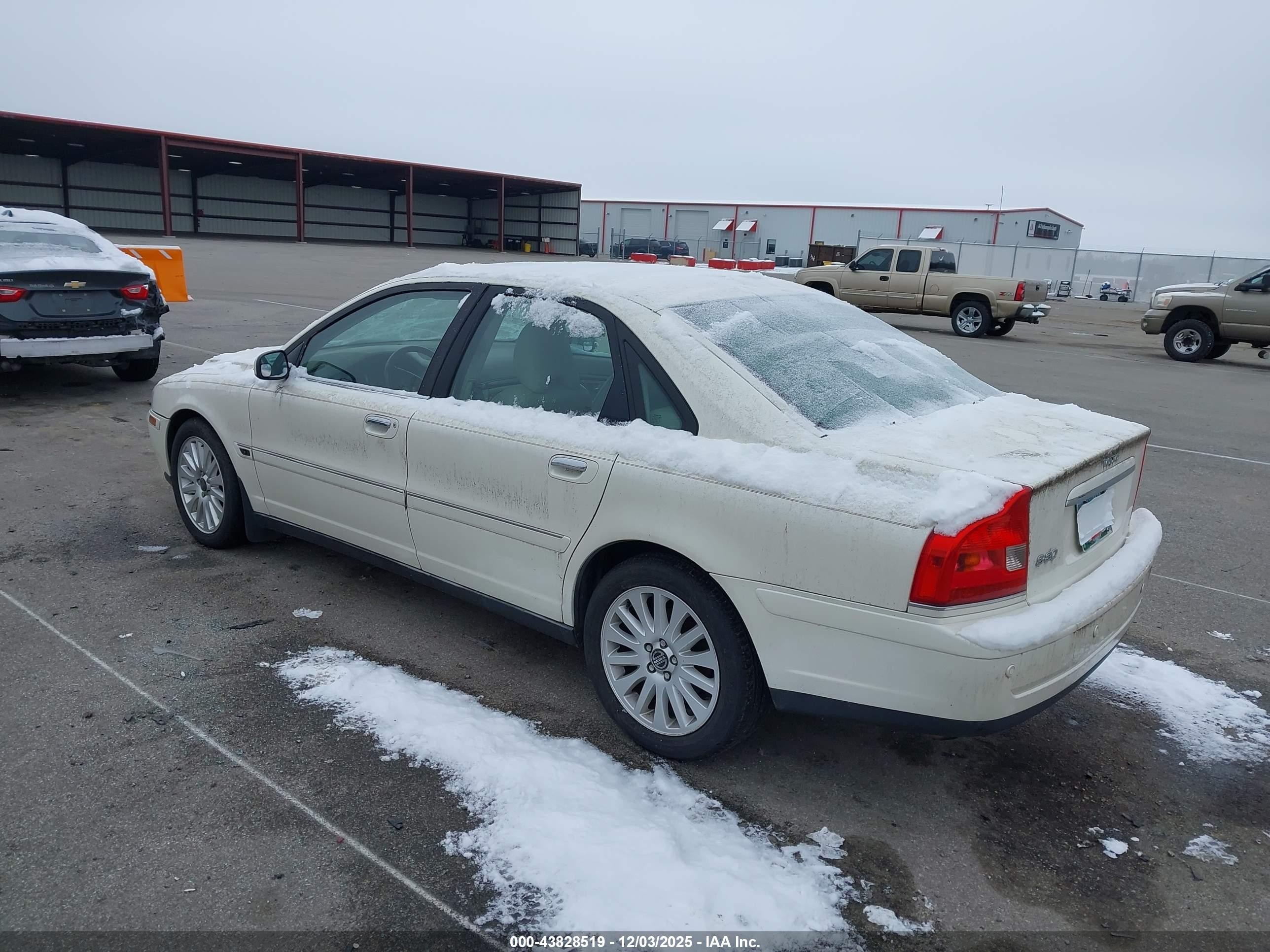 2006 Volvo S80 2.5t White vin: YV1TS592X61428079