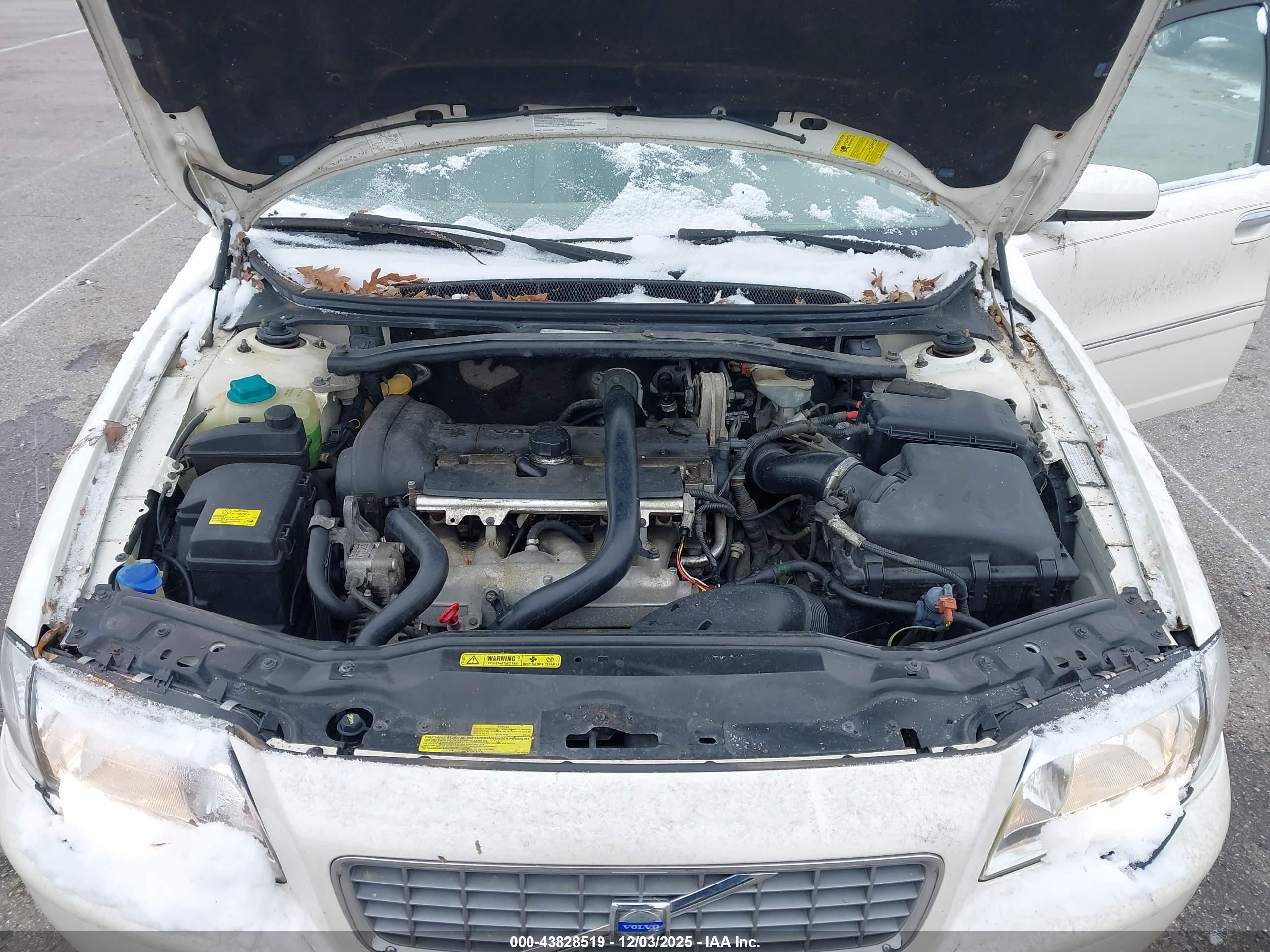2006 Volvo S80 2.5t White vin: YV1TS592X61428079