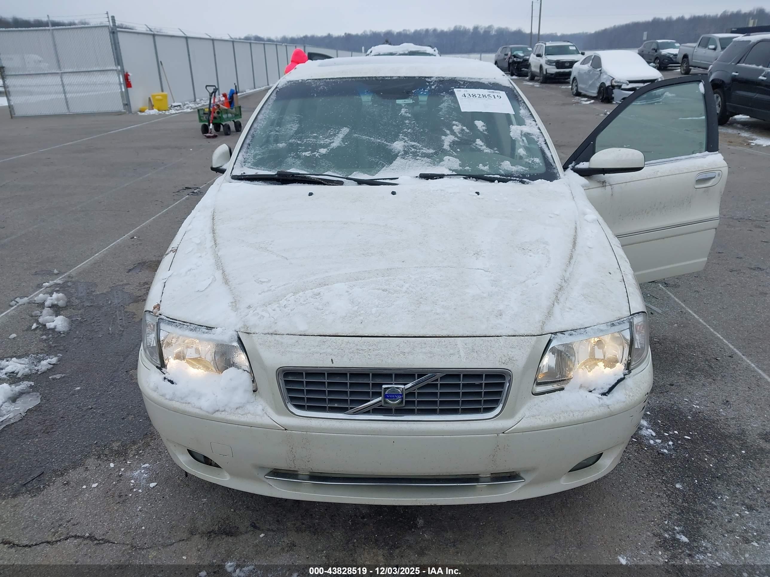 2006 Volvo S80 2.5t White vin: YV1TS592X61428079