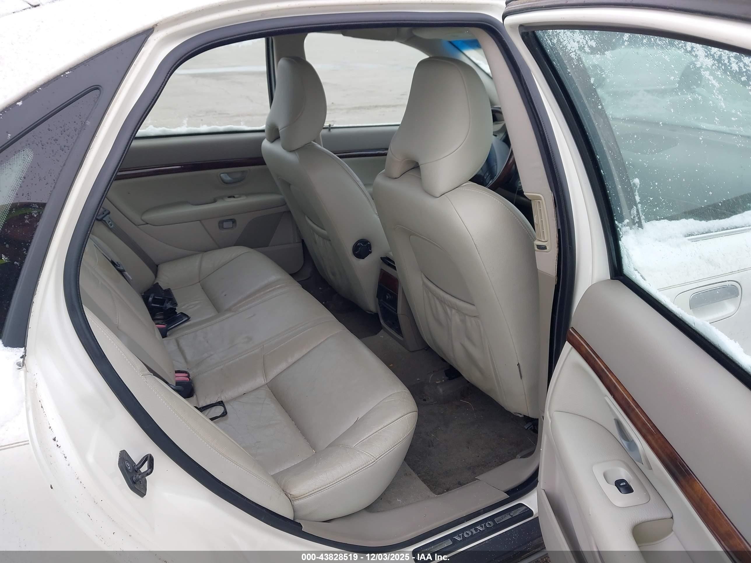 2006 Volvo S80 2.5t White vin: YV1TS592X61428079