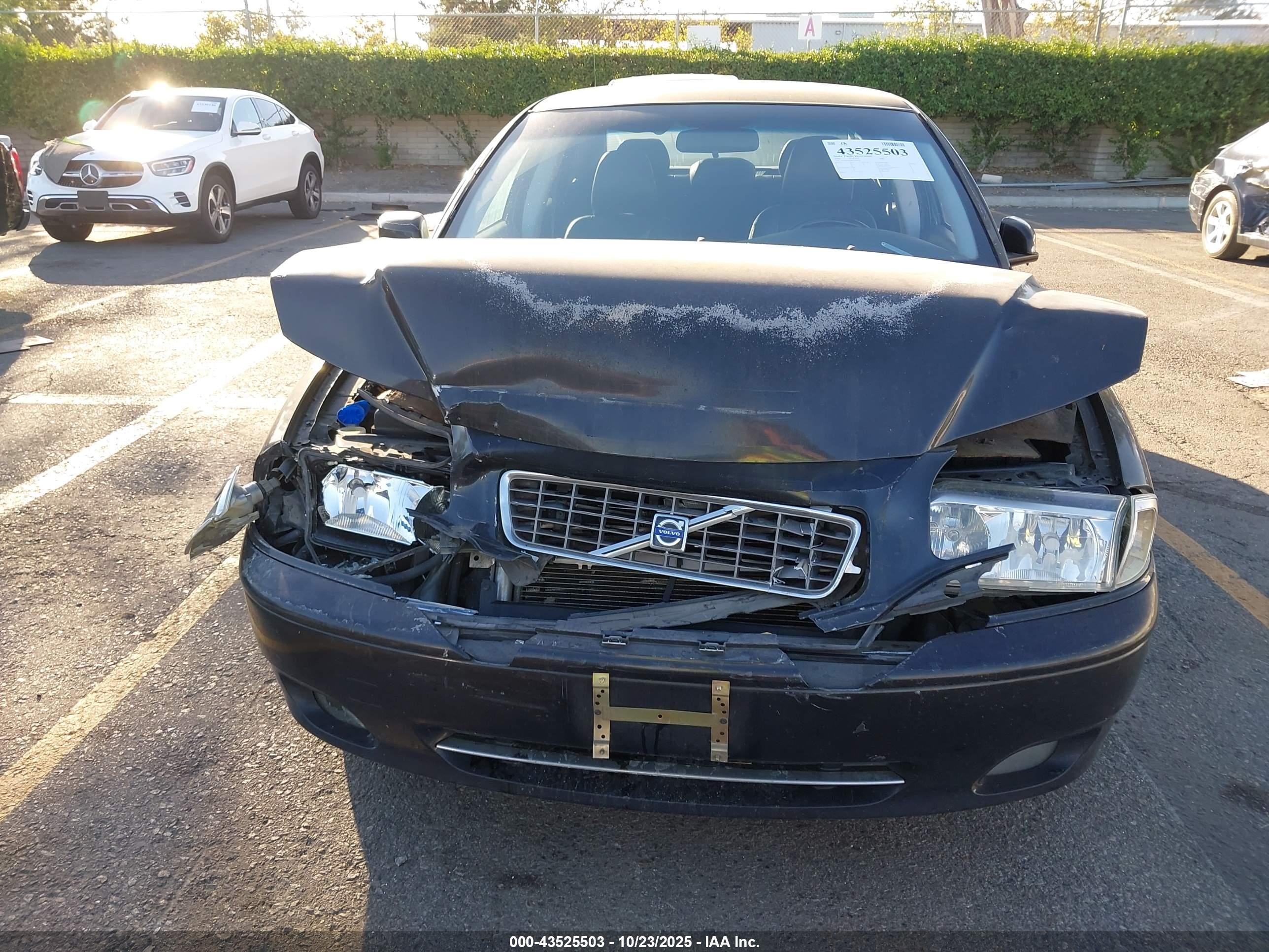 2006 Volvo S80 2.5t Black vin: YV1TS592X61436778