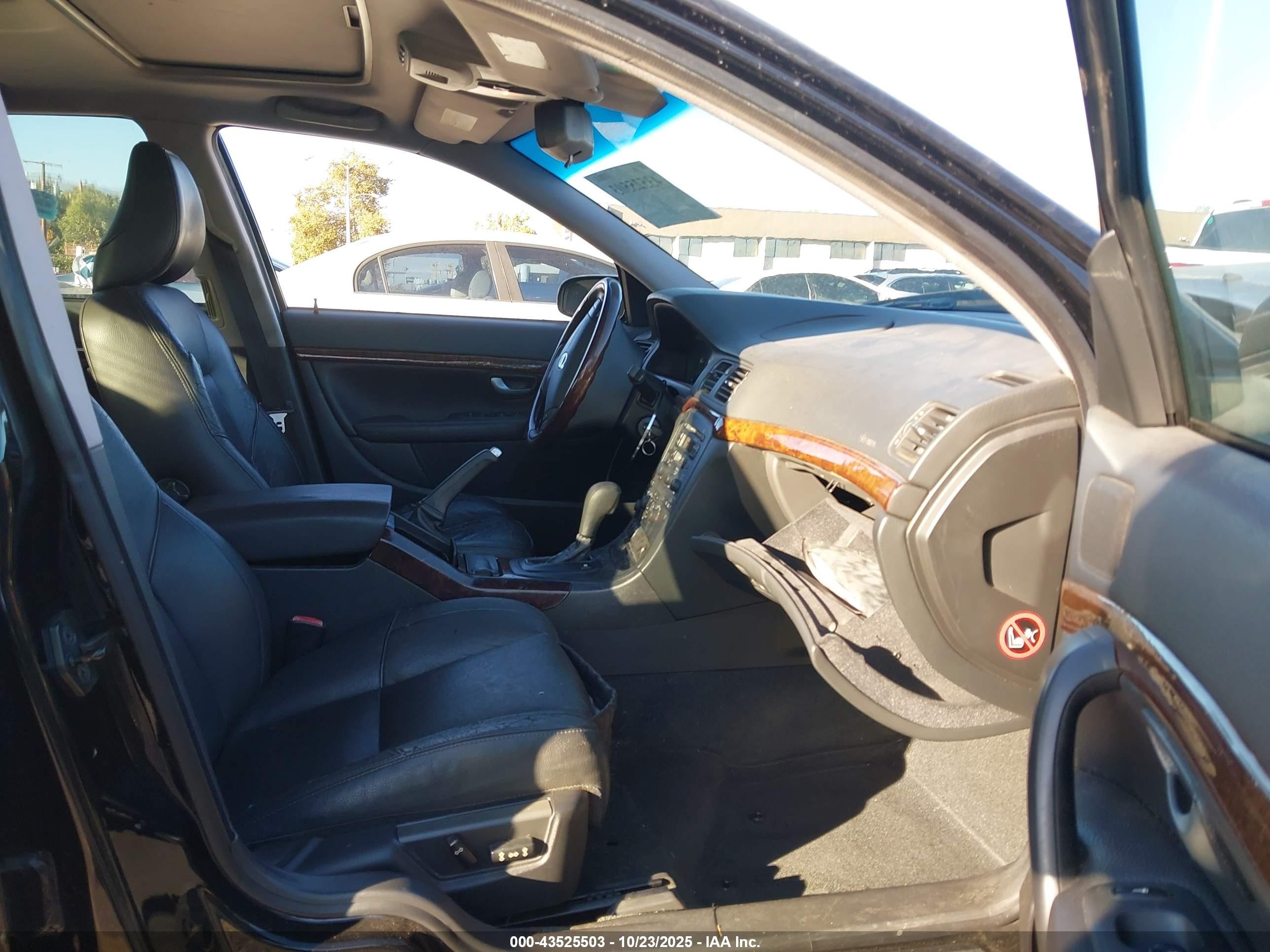 2006 Volvo S80 2.5t Black vin: YV1TS592X61436778