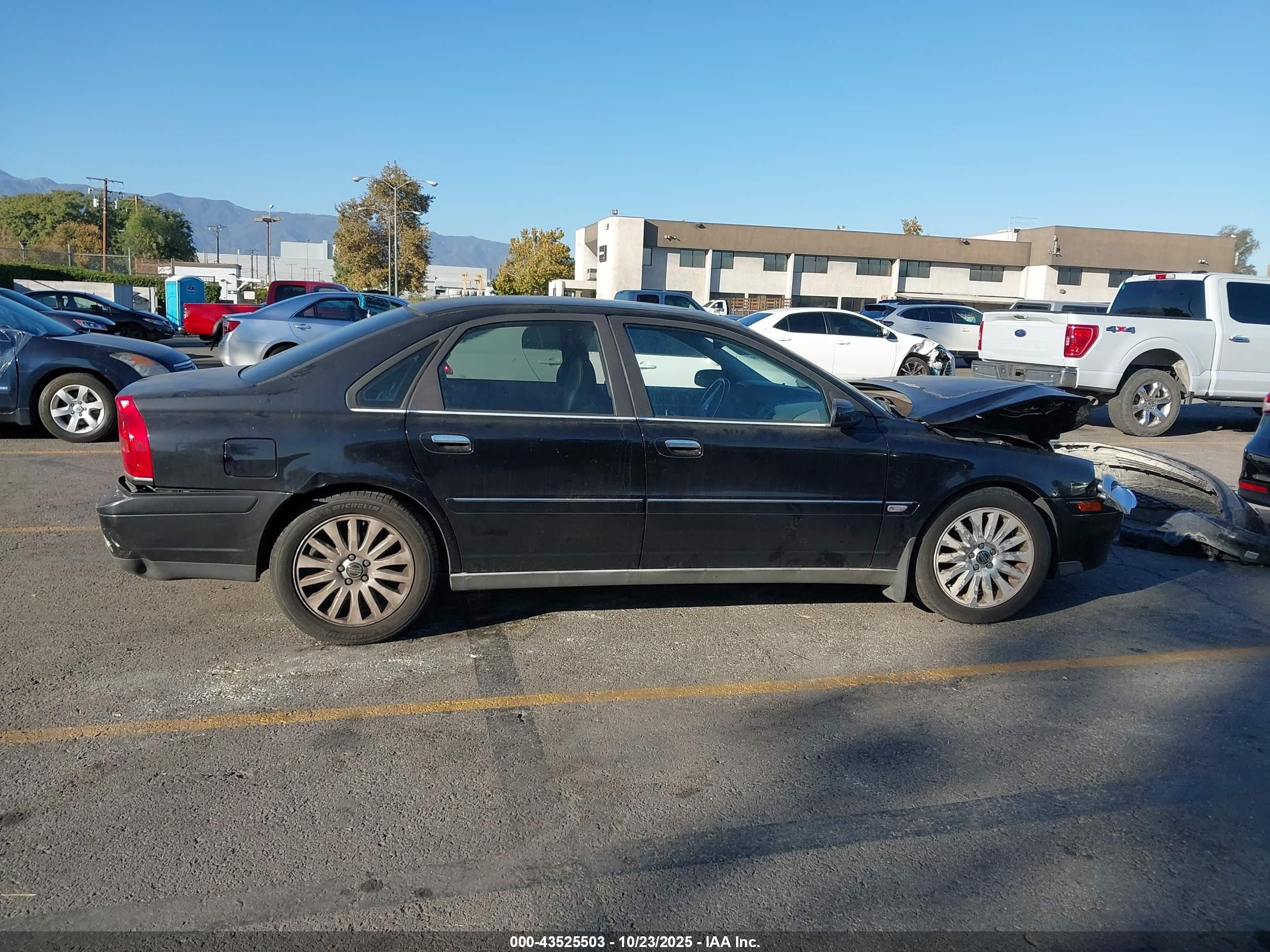 2006 Volvo S80 2.5t Black vin: YV1TS592X61436778